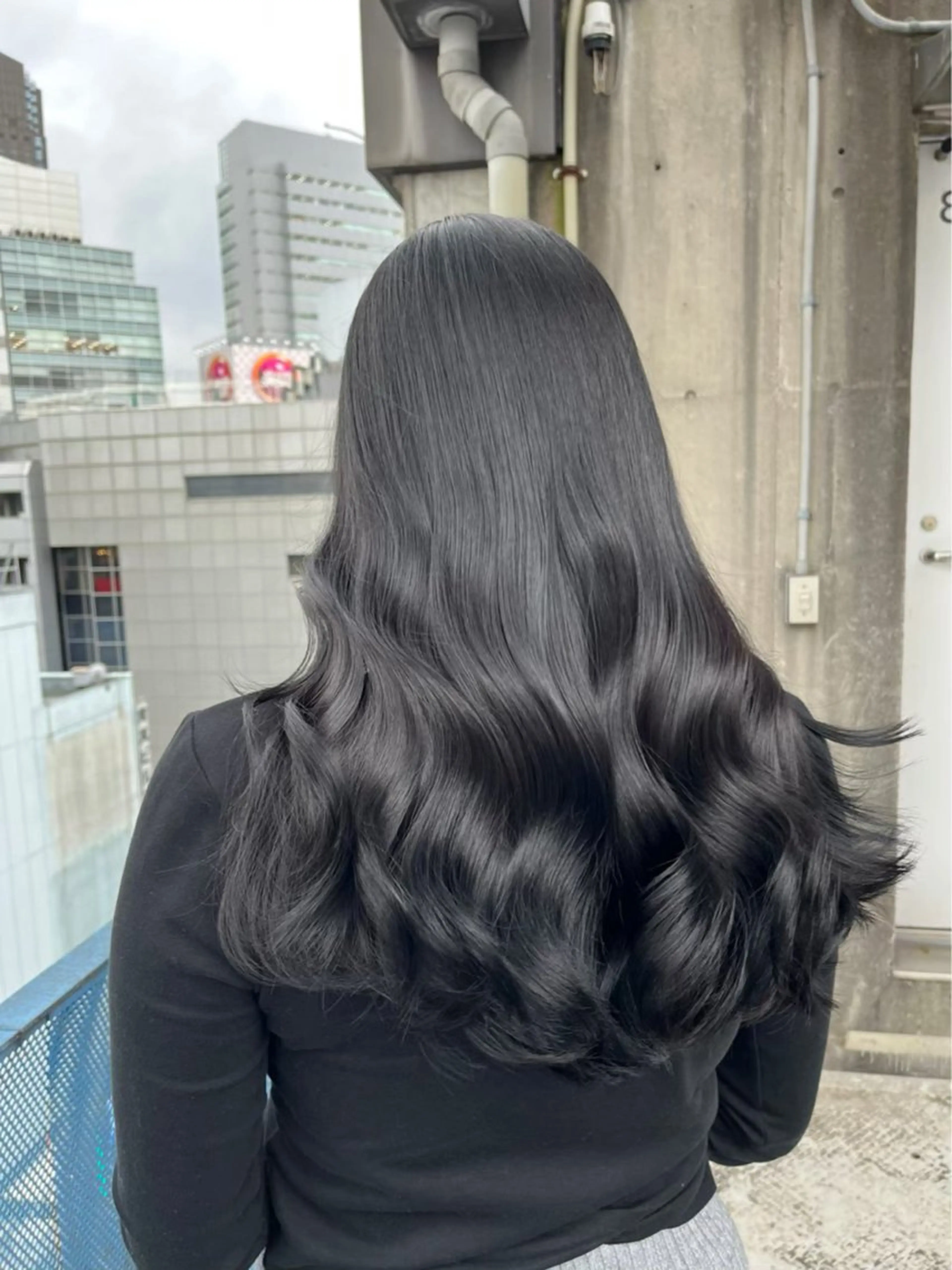 ロング カラー BABY 艶髪暗髪ヘア💖達人のヘアスタイル