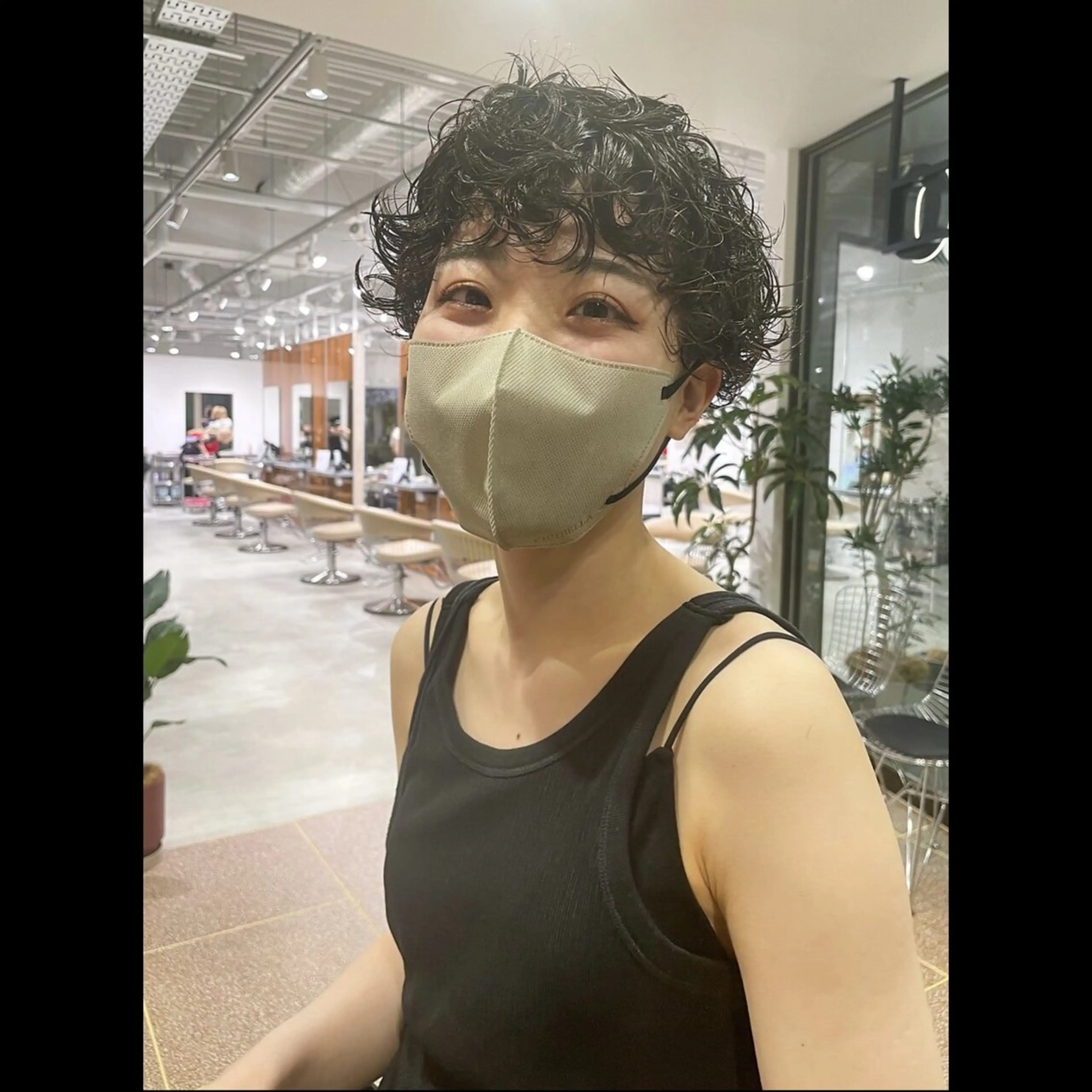 ショート パーマ カット パーマ パーマ・ストレート/ reina🐈‍⬛のヘアスタイル