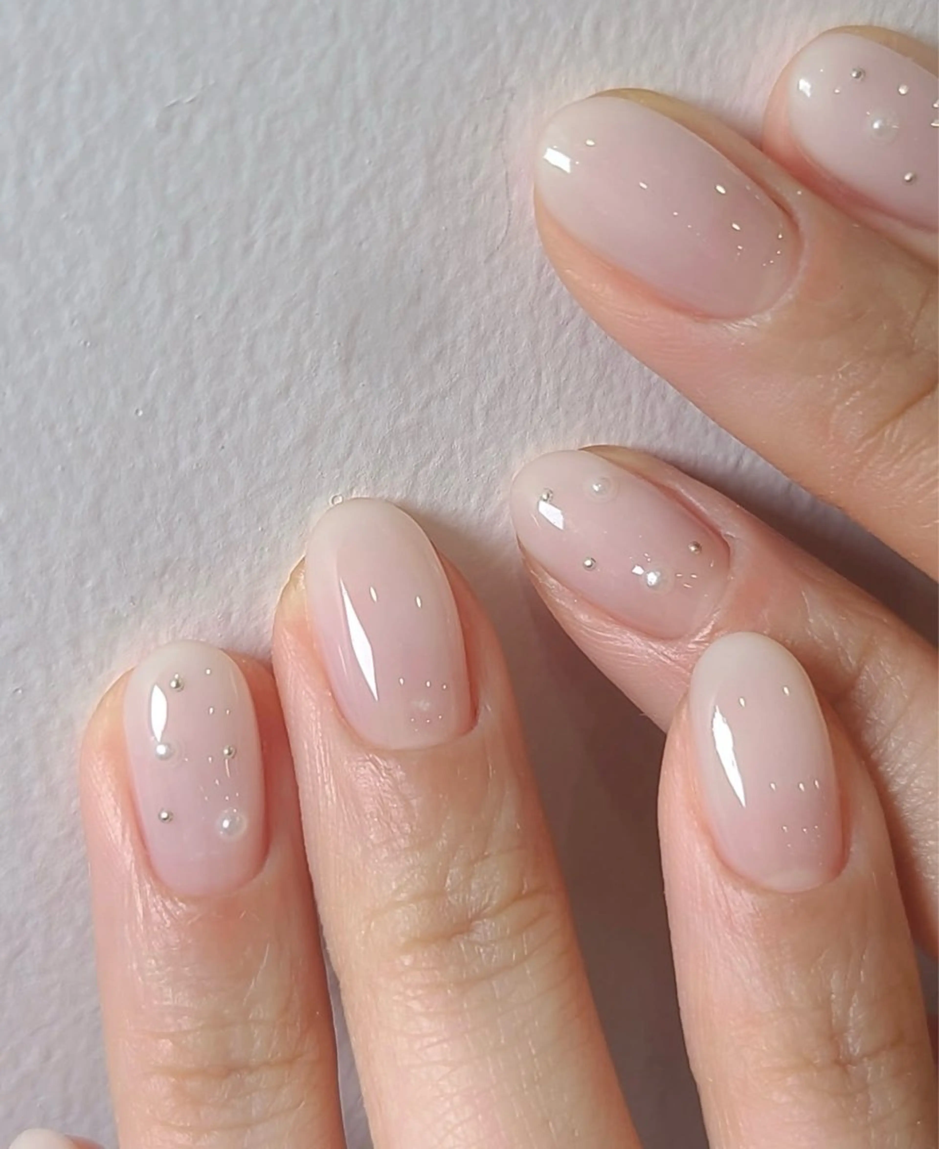 ネイル ワンカラーネイル ハンドネイル sora ❄️のネイルデザイン