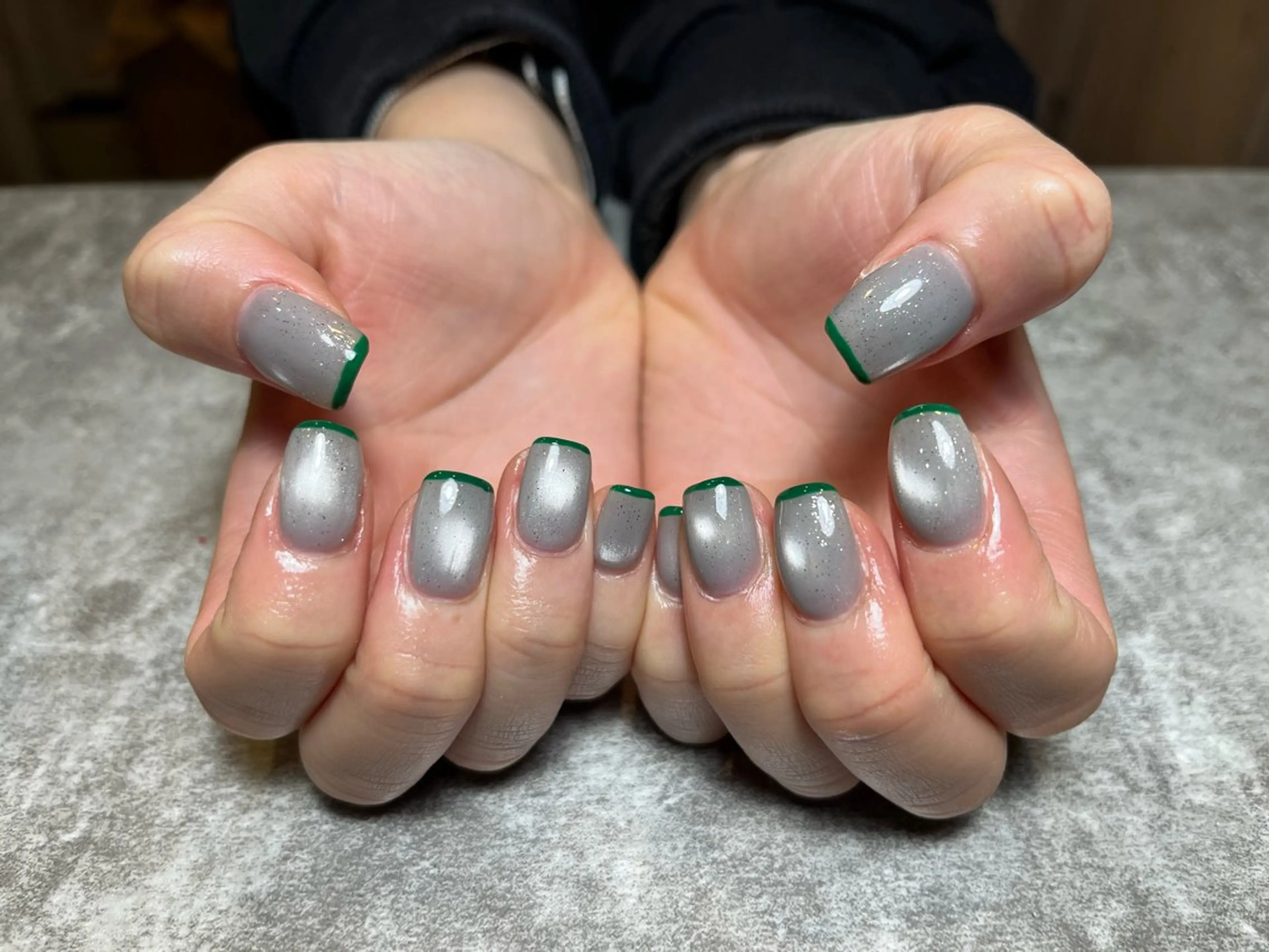 ネイル フレンチネイル 福井 ゆののネイルデザイン