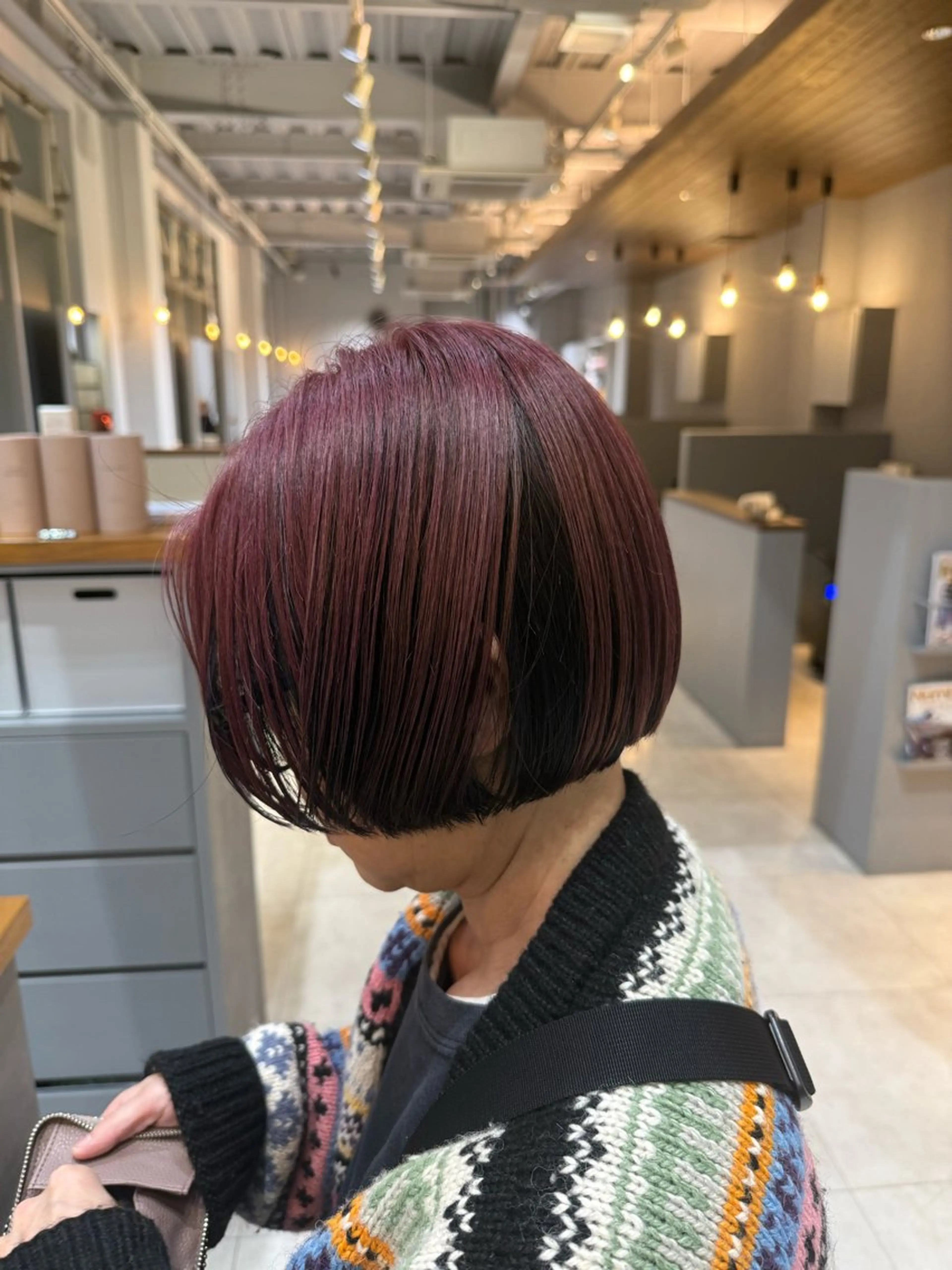 ショート カット ヘアカラー トリートメント 石原圭悟 /ショート/艶カラーのヘアスタイル