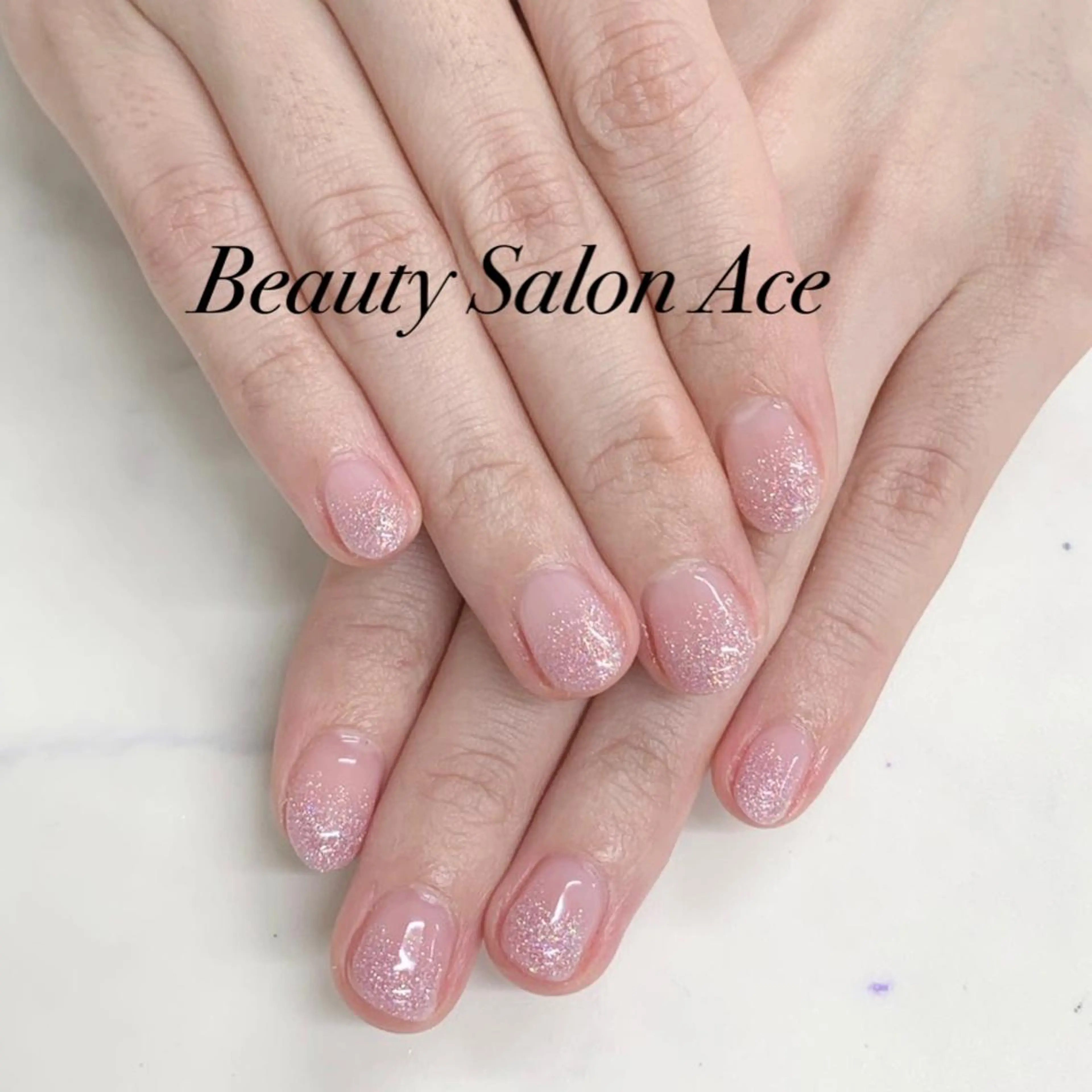 ネイル グラデーション ラメ(グリッター) ラメグラデーション メンズネイル ハンドネイル ハンドケア Beauty Salon Ace（ネイルサロン　エース）所属・池袋フィルイン Ace♡Nailのネイルデザイン