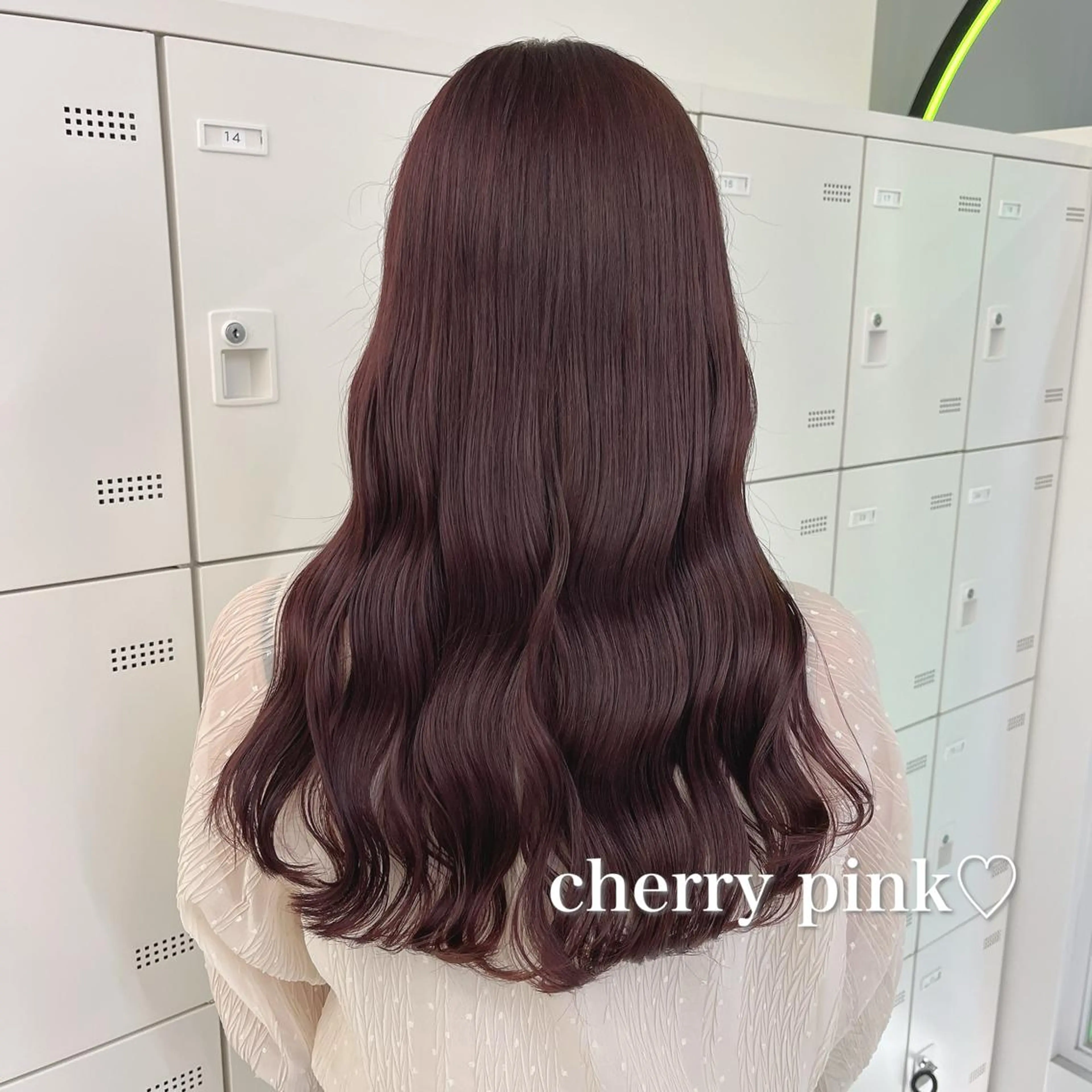 ロング カラー ヘアアレンジ ピンクカラー ヘアカラー トリートメント ヘッドスパ ヘアセット 💗韓国暖色ヘア NO.1💗🪽のヘアスタイル