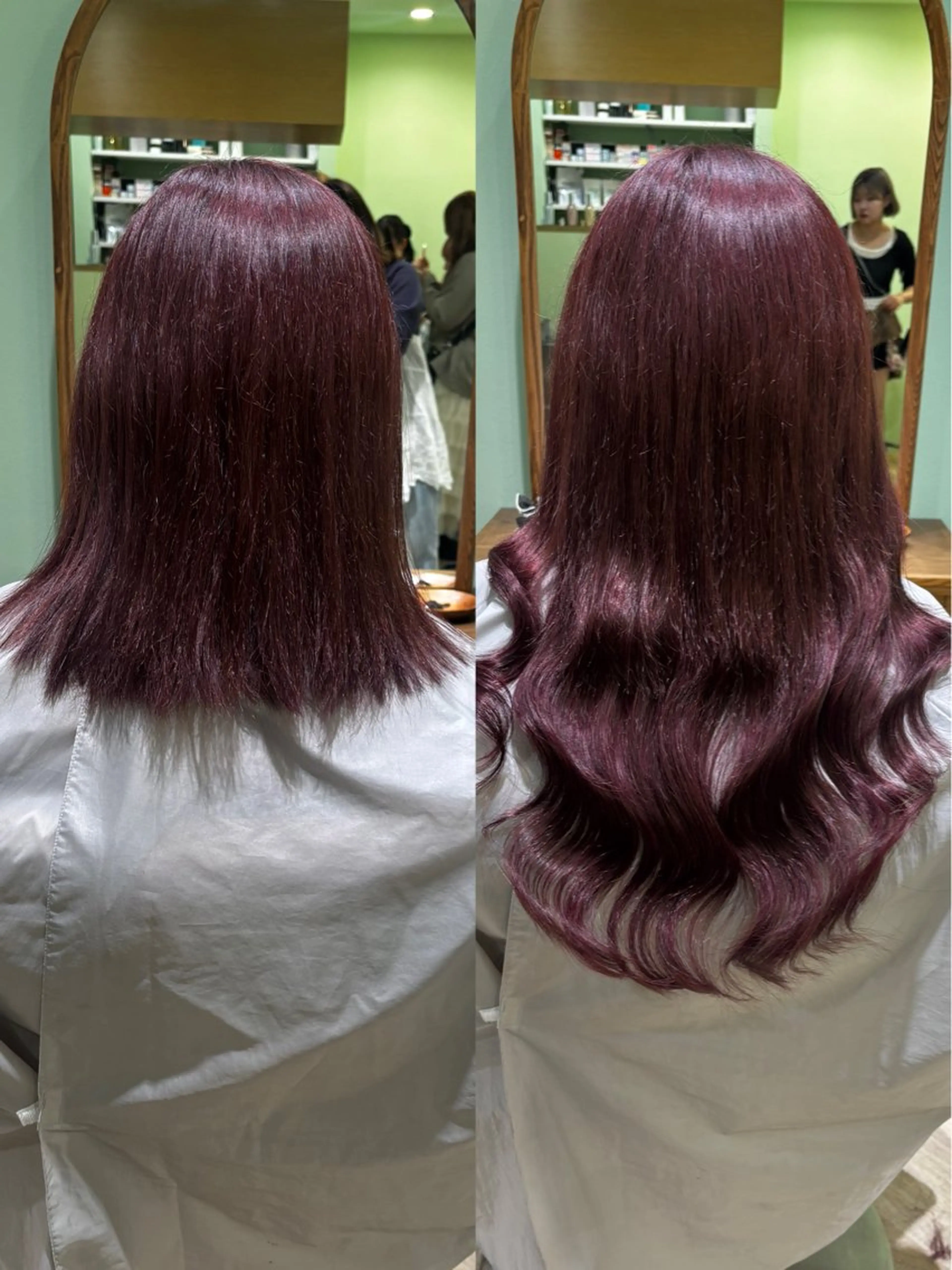 ロング カラー エクステ カット ヘアカラー エクステ 縮毛矯正/艶髪カラー ヘアアレンジ/ひふみのヘアスタイル