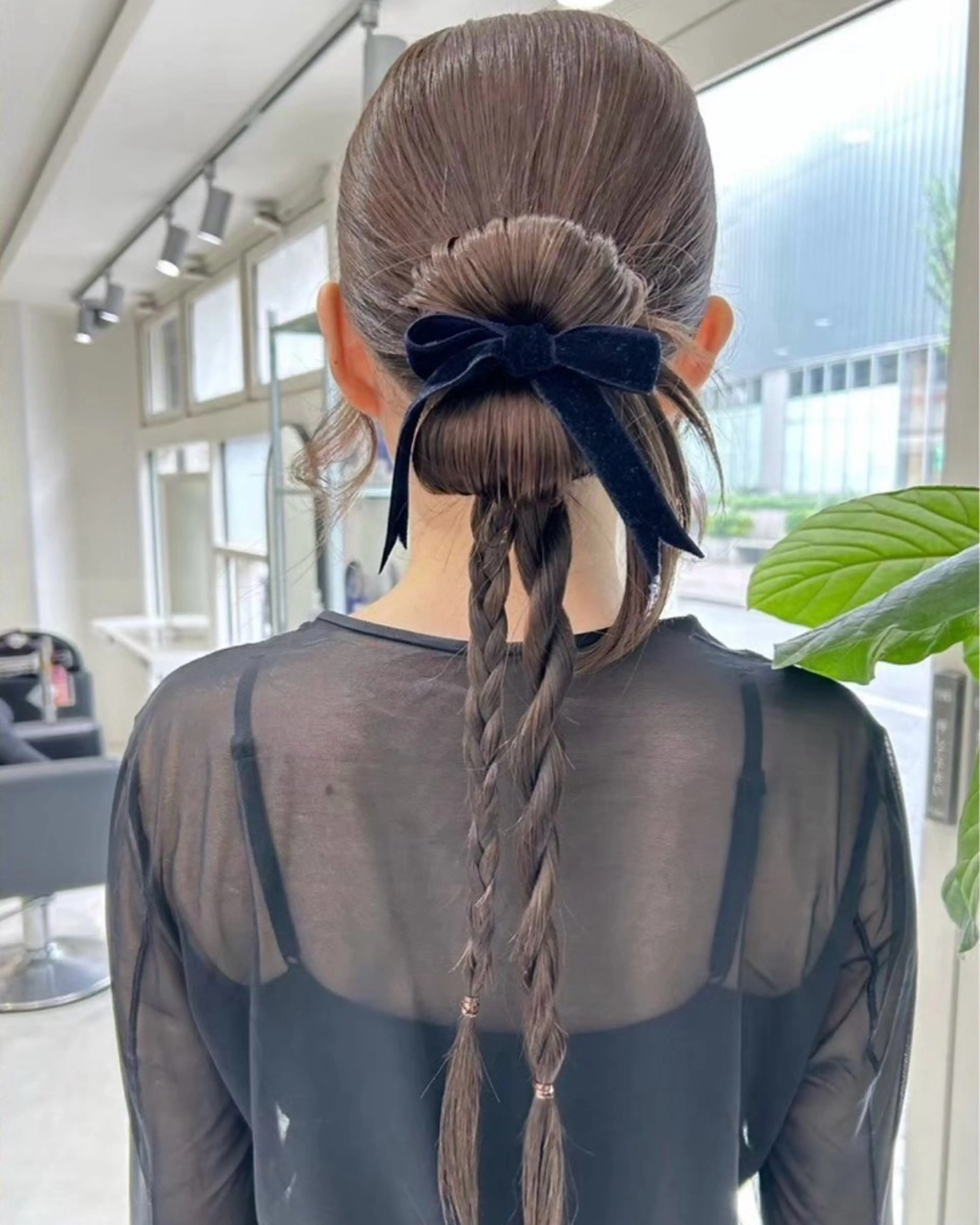 ロング ヘアアレンジ ヘアセット グレージュ/ベージュ /経堂/sana🌱のヘアスタイル