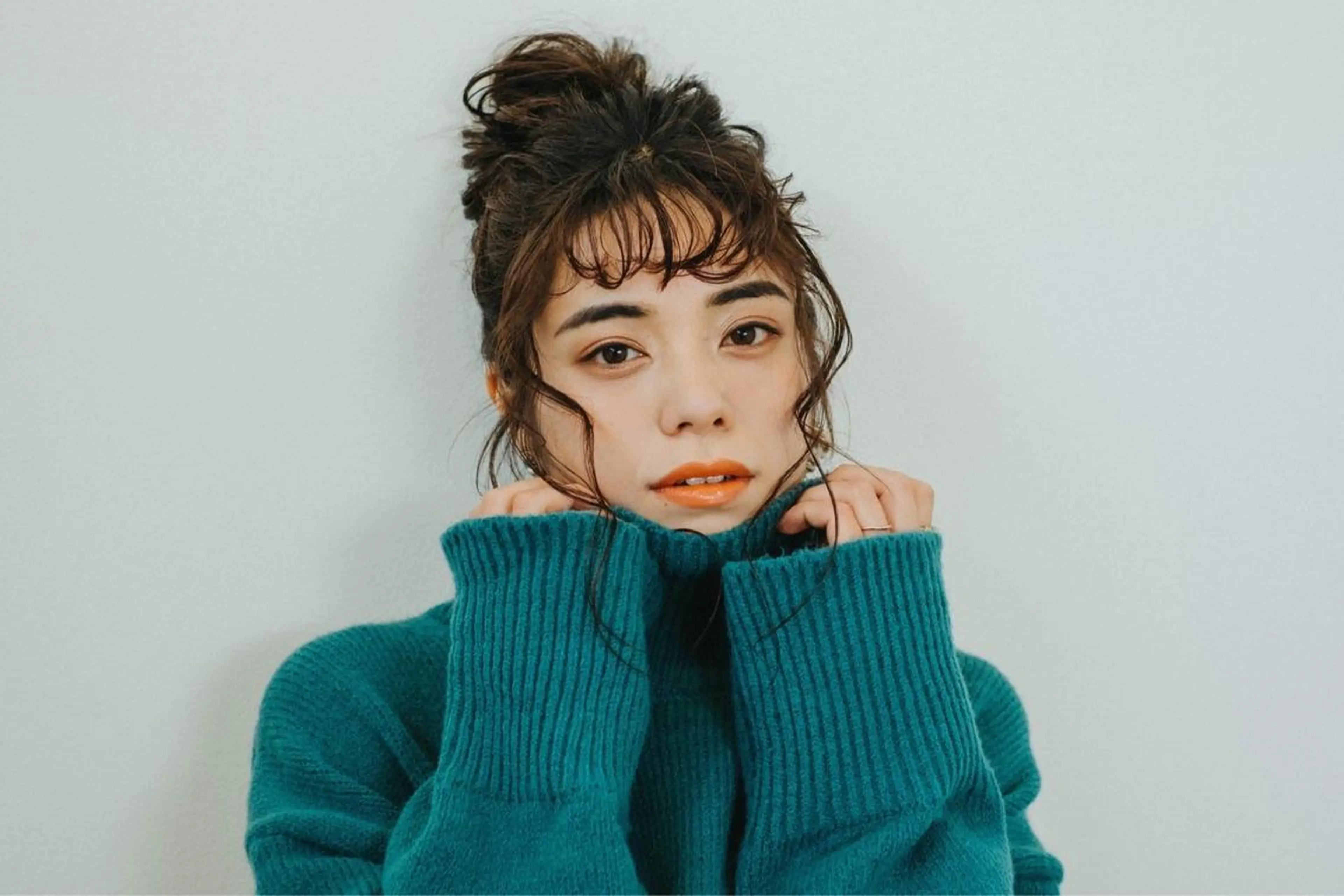 セミロング カラー 田中 梨緒のヘアスタイル