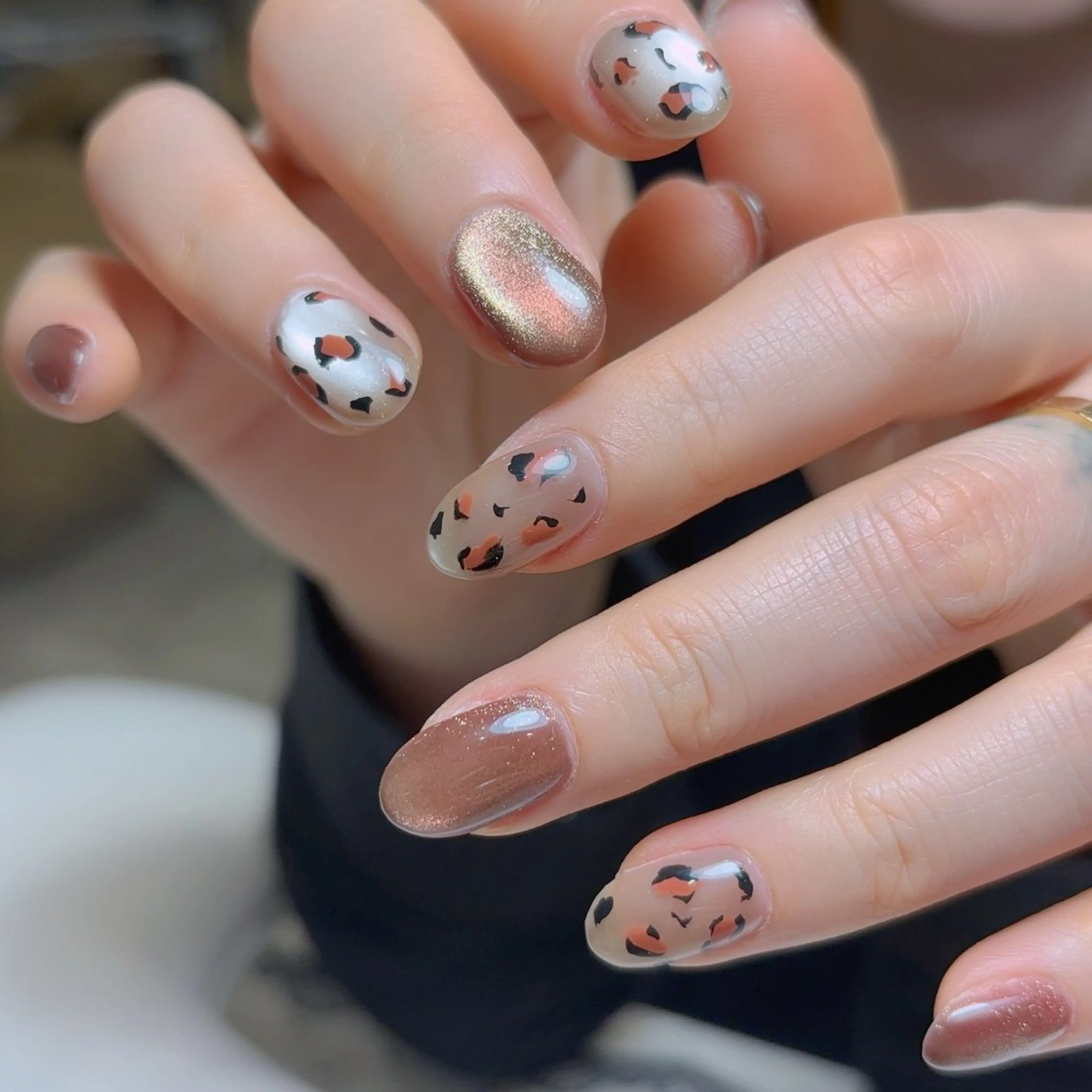 ネイル マグネットネイル ハンドネイル ハンドケア Riona 🌸上野のネイルデザイン