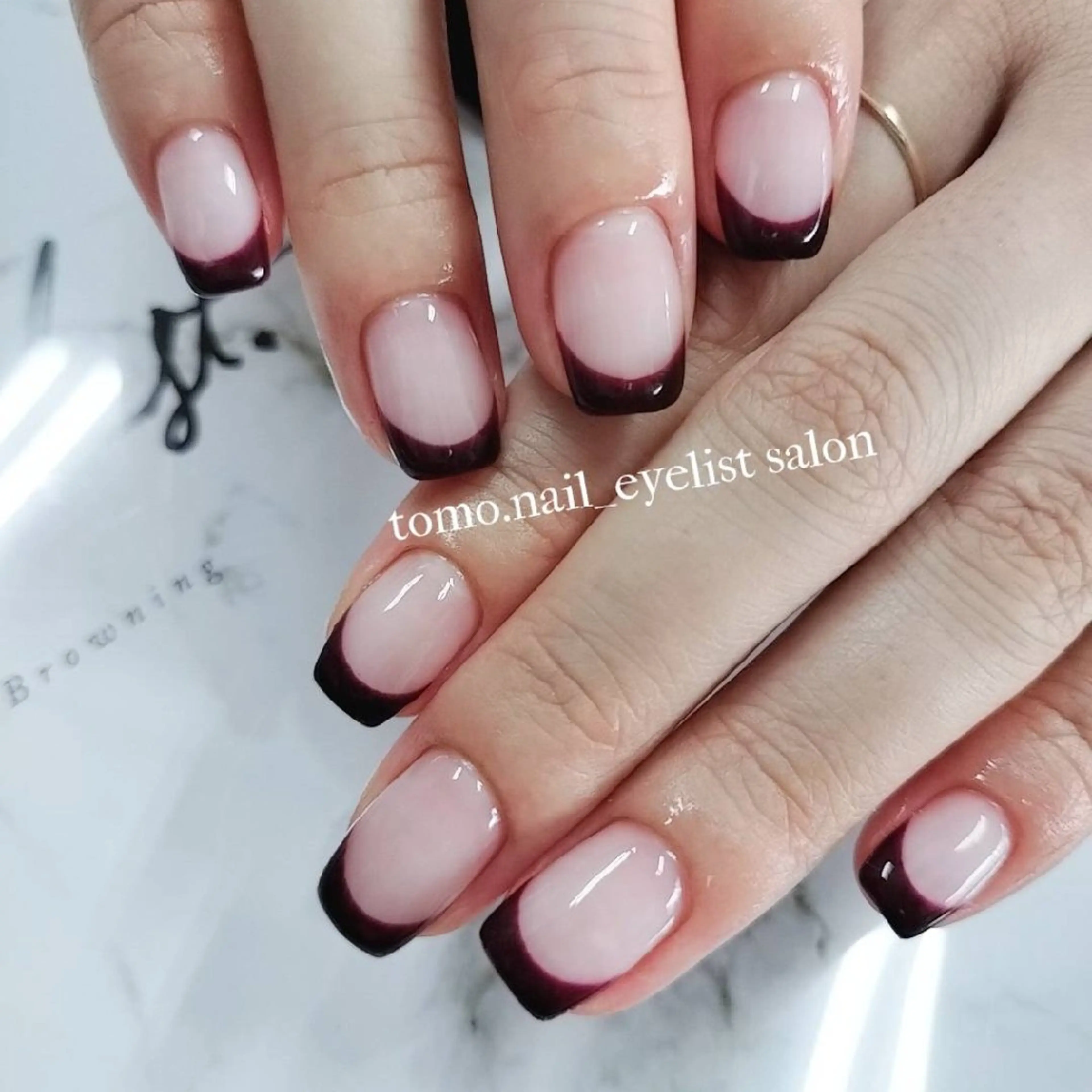 ネイル クリアネイル フレンチネイル tomonail eyelistのマツエク・マツパデザイン