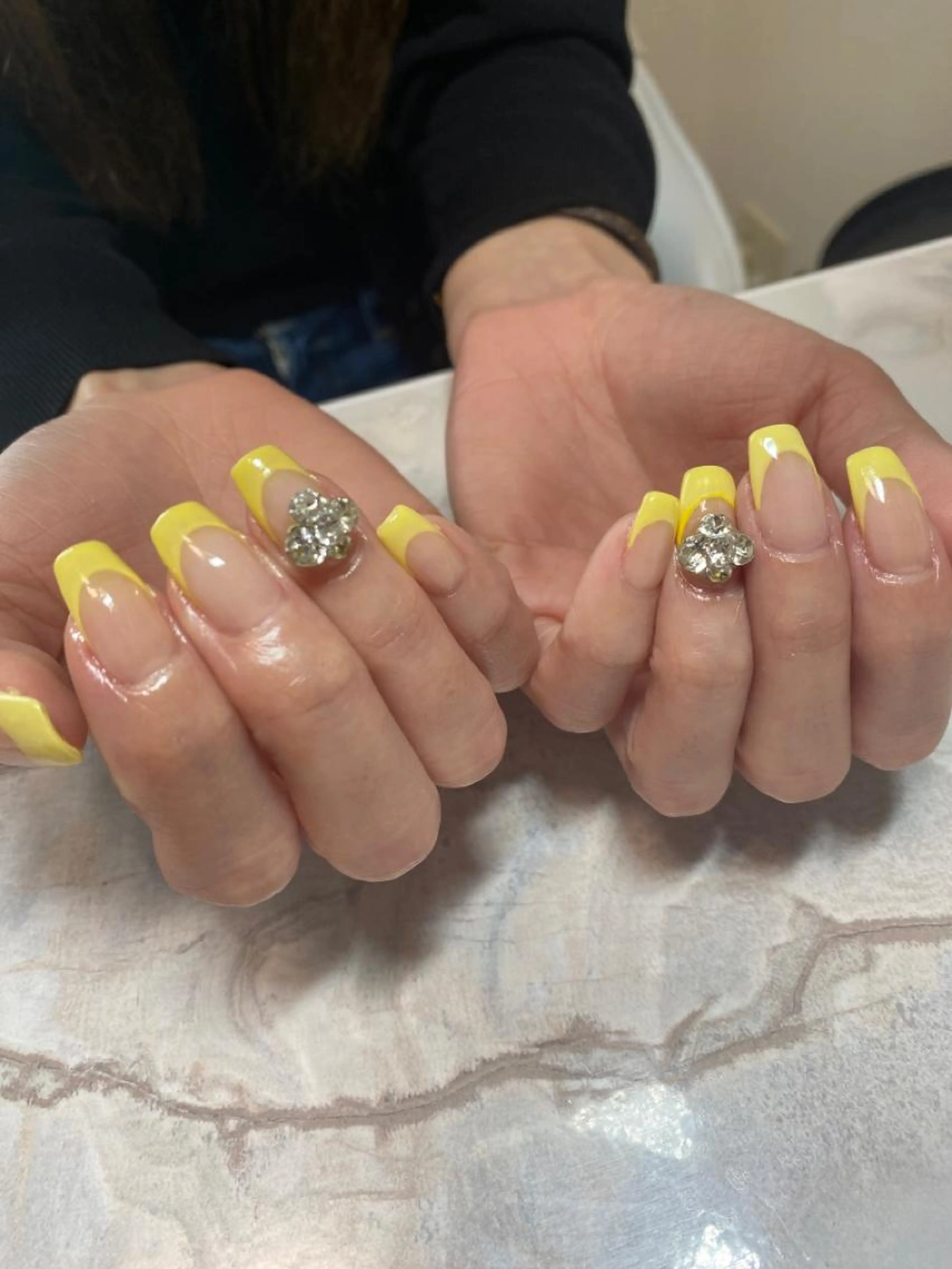 【他店オフ込み】フレンチネイル※ベースカラー込みの写真