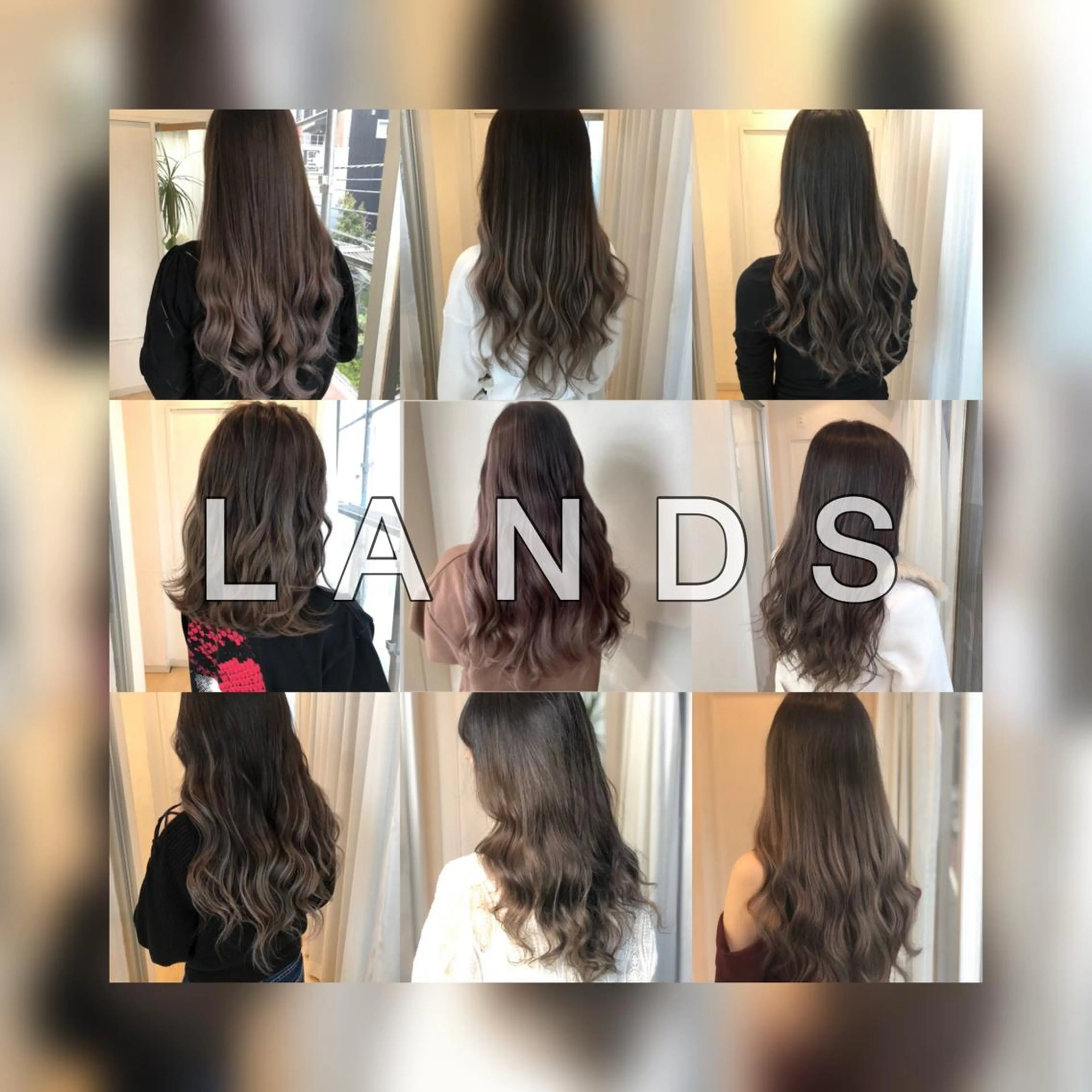 ロング カット ヘアカラー トリートメント エクステ LANDS officialのヘアスタイル
