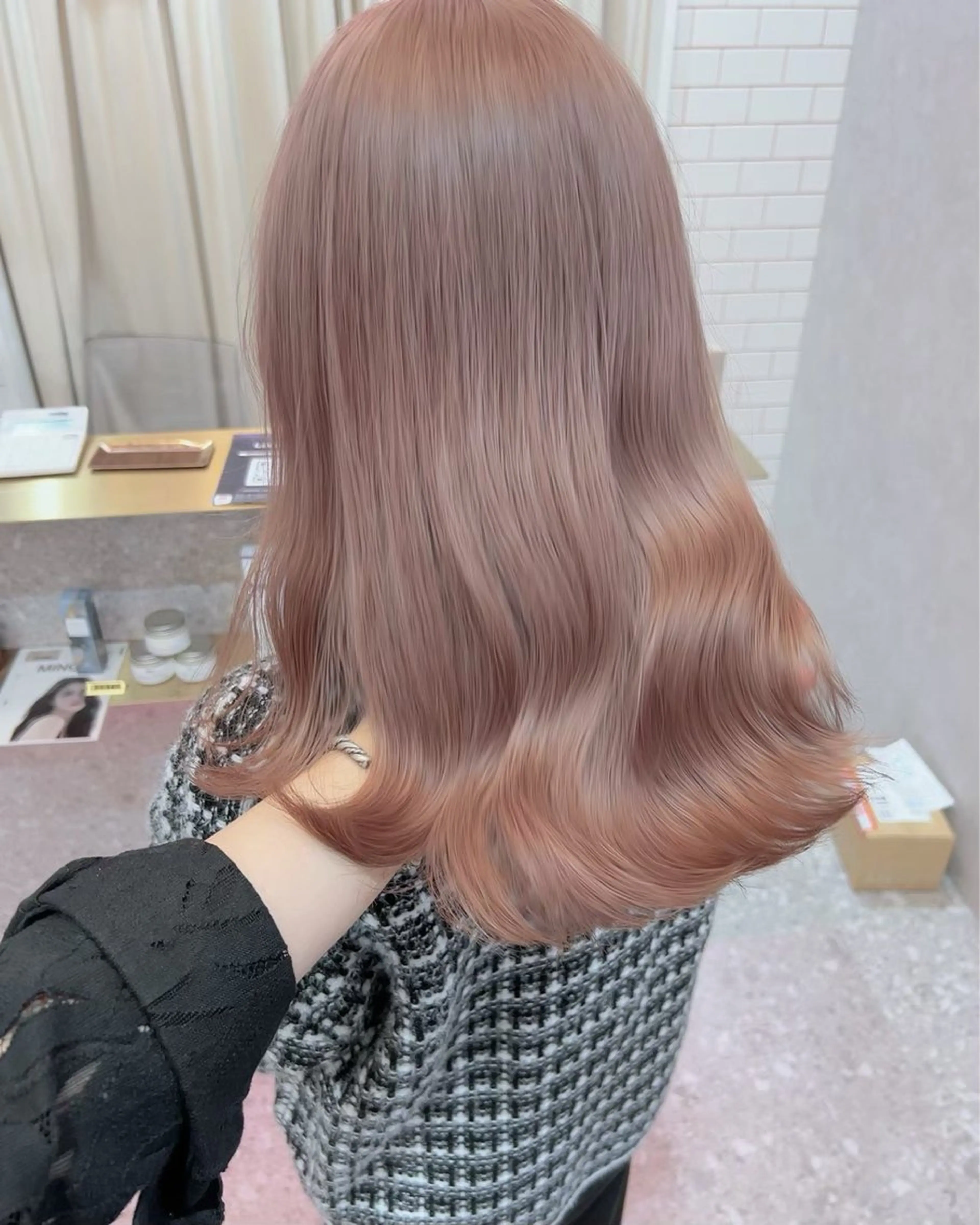 [ミニモ限定‼️ダブルカラー🌈]ワンブリーチ➕カラー➕高浸透トリートメント✨✨の写真