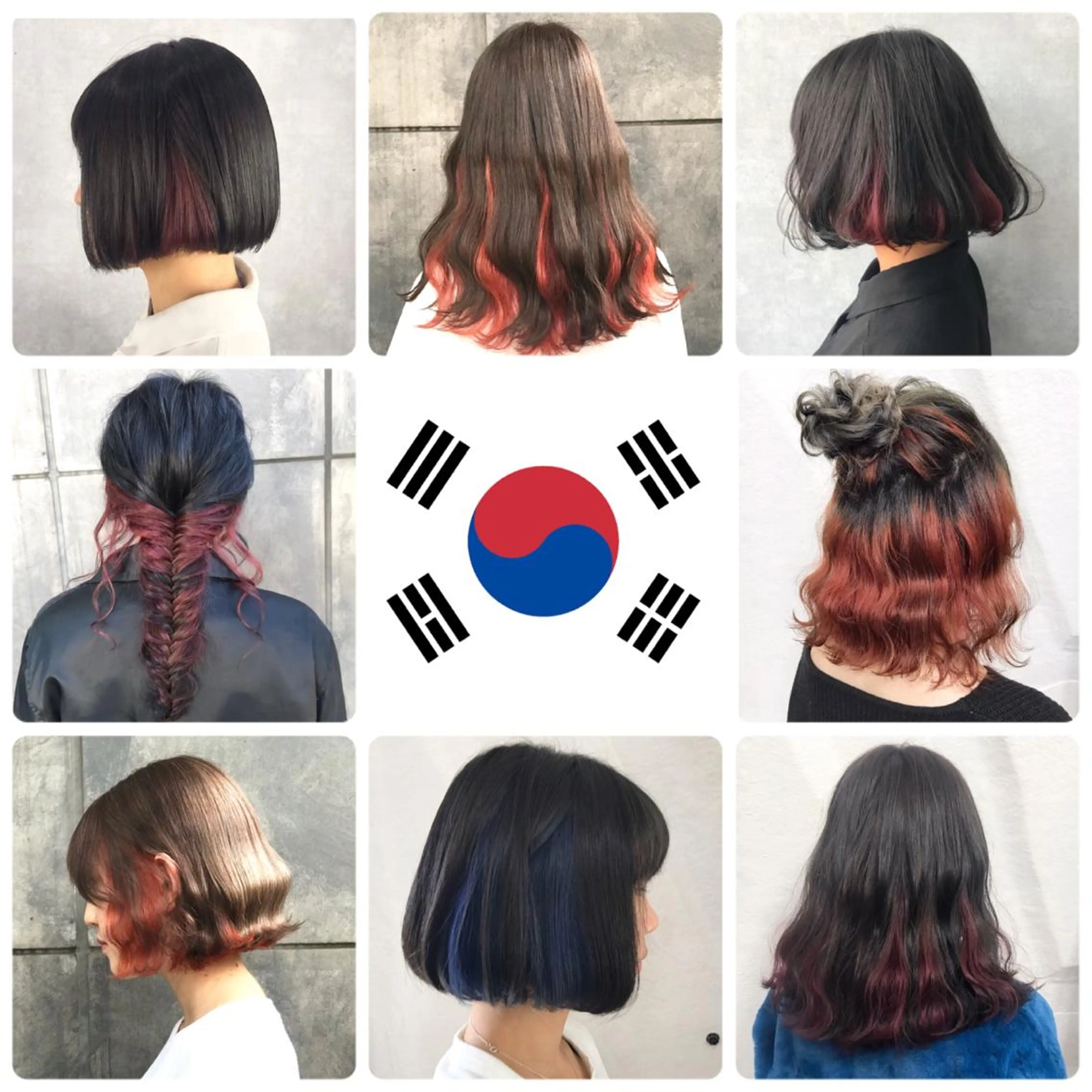 カラー ヘアアレンジ ブリーチ インナーカラー シースルーバング オルチャンヘア サロウィン所属・K-POP好き美容師 🇰🇷Kai.Yのヘアスタイル
