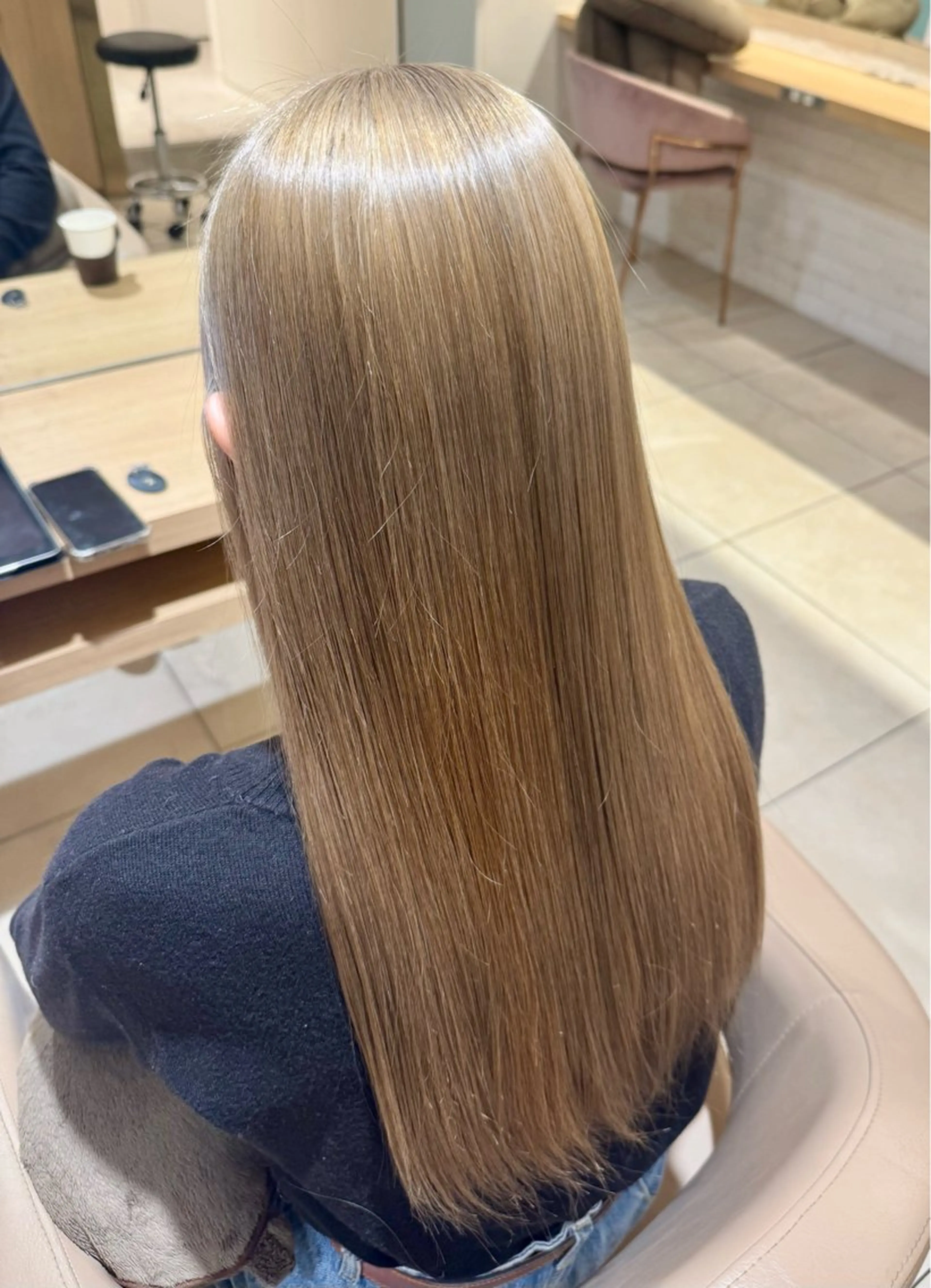 ロング カラー ブリーチ トリートメント ヘアカラー トリートメント 🫧🧸カラーリスト 🫧MIO🧸🫧のヘアスタイル