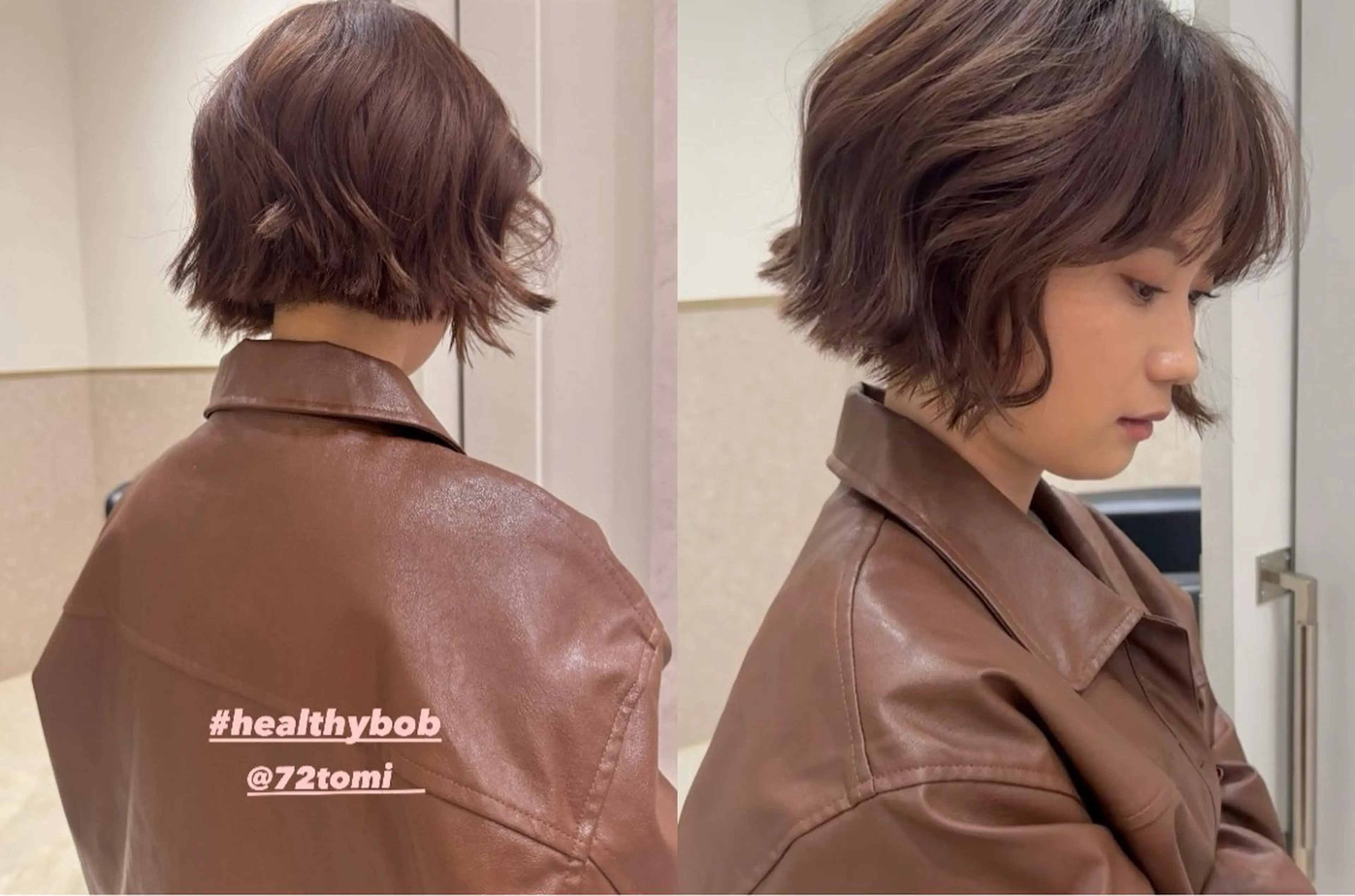 ショート ヘアカラー 捺葵 @72tomi__のヘアスタイル