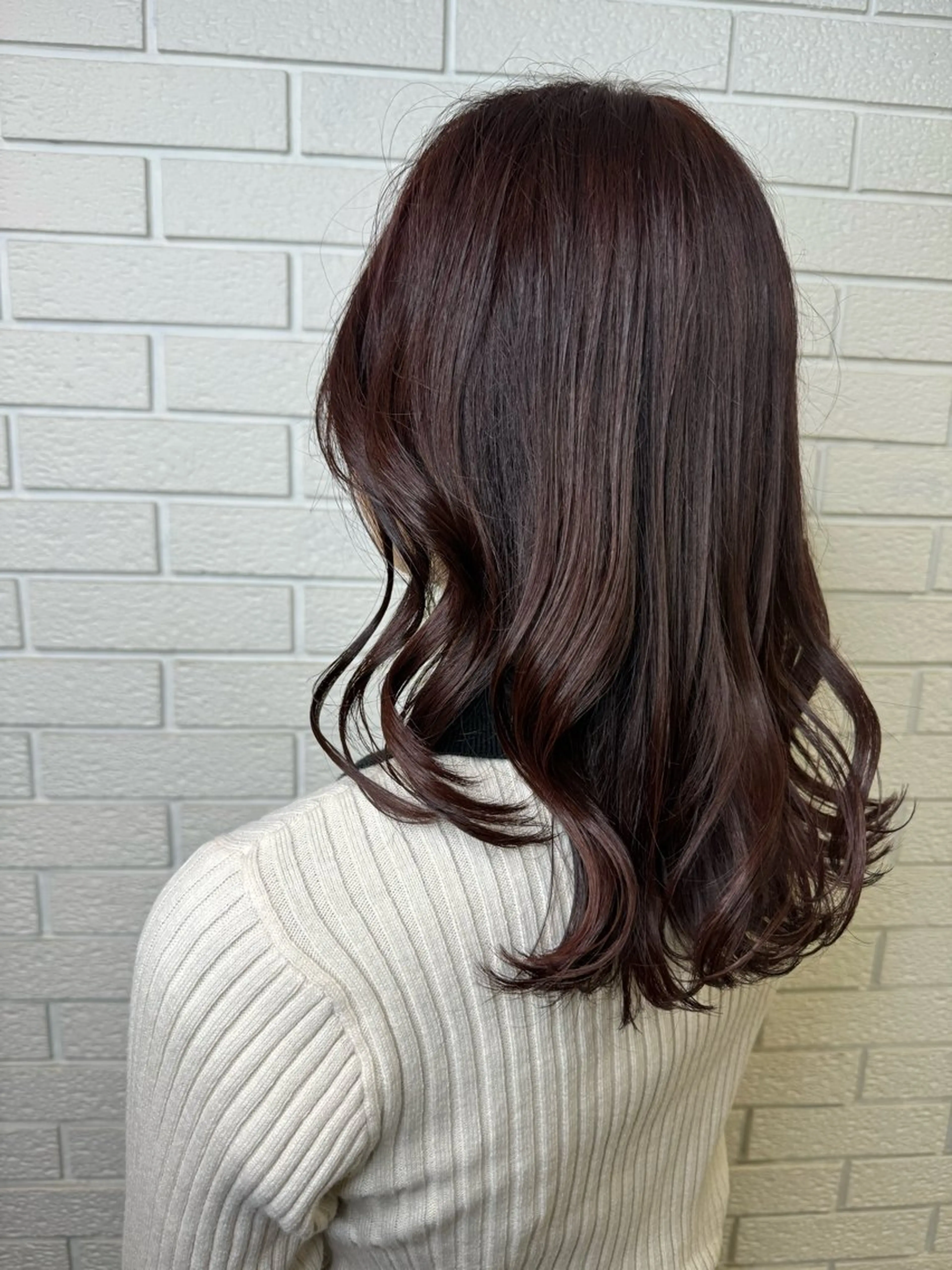 セミロング カット ヘアカラー ニュアンスデザイン✄ YOU♡のヘアスタイル