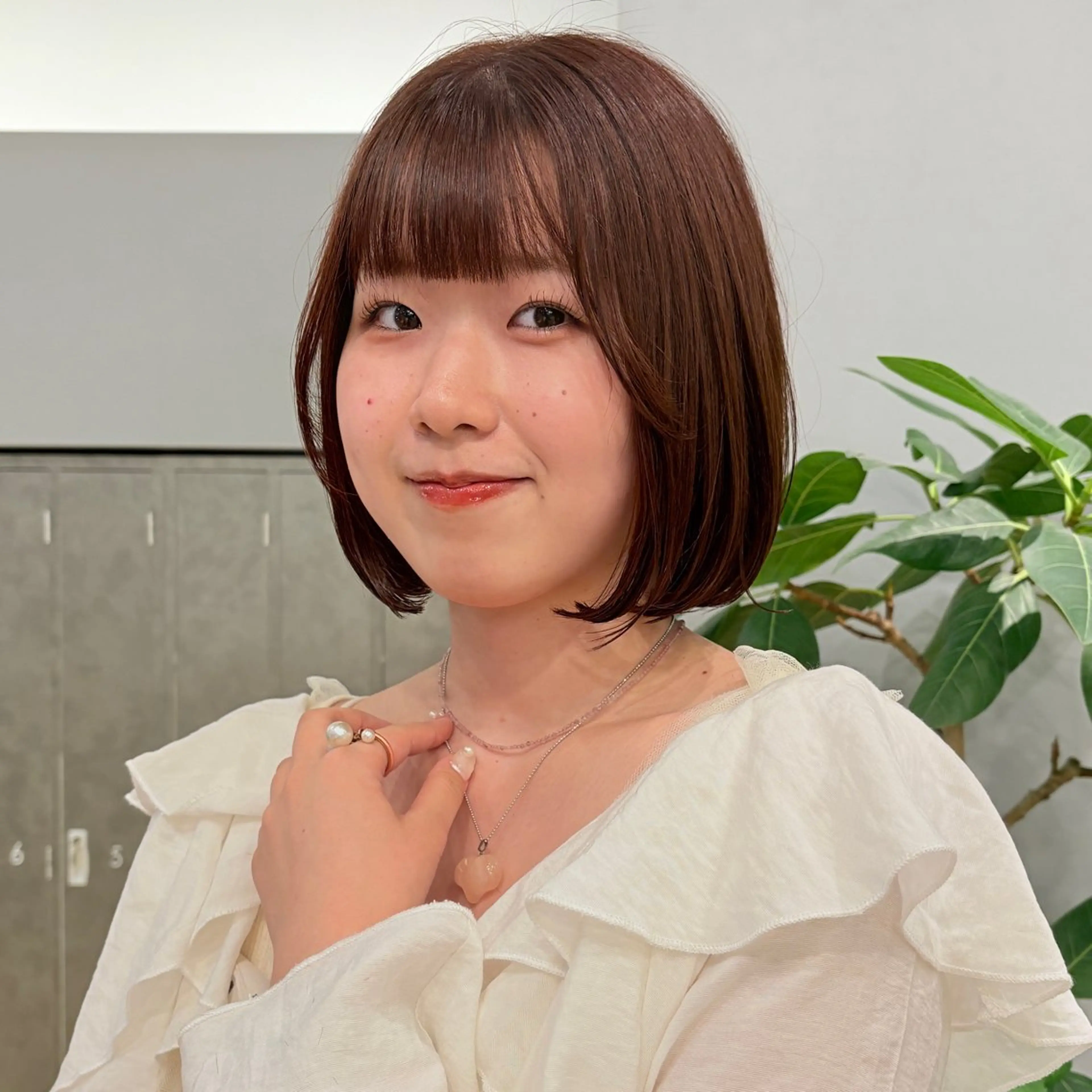 ショート 暖色/ボブ/吉岡美音 GIEN NU茶屋町のヘアスタイル