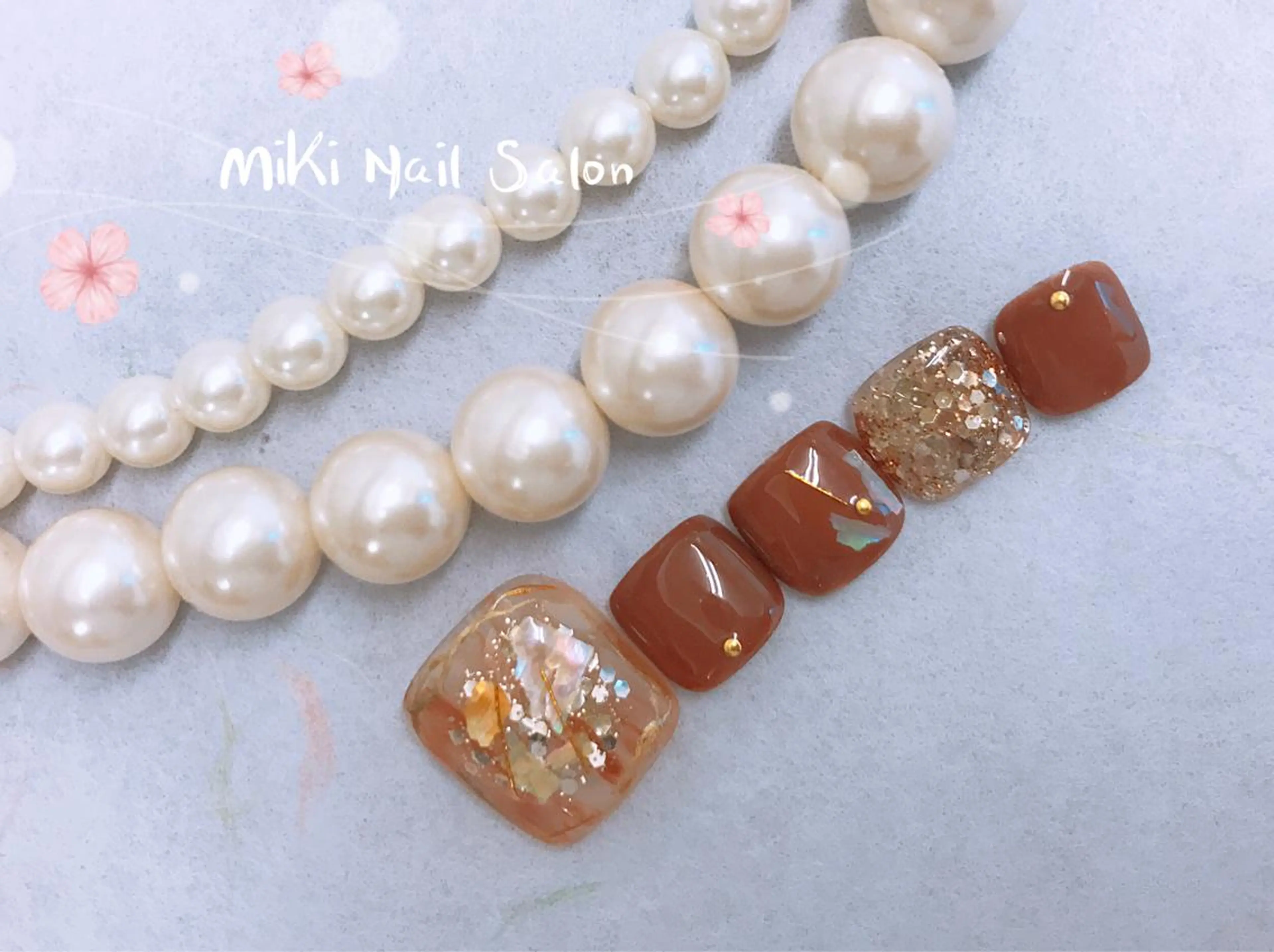 ネイル MiKi Nai池袋 長さだし得意のネイルデザイン