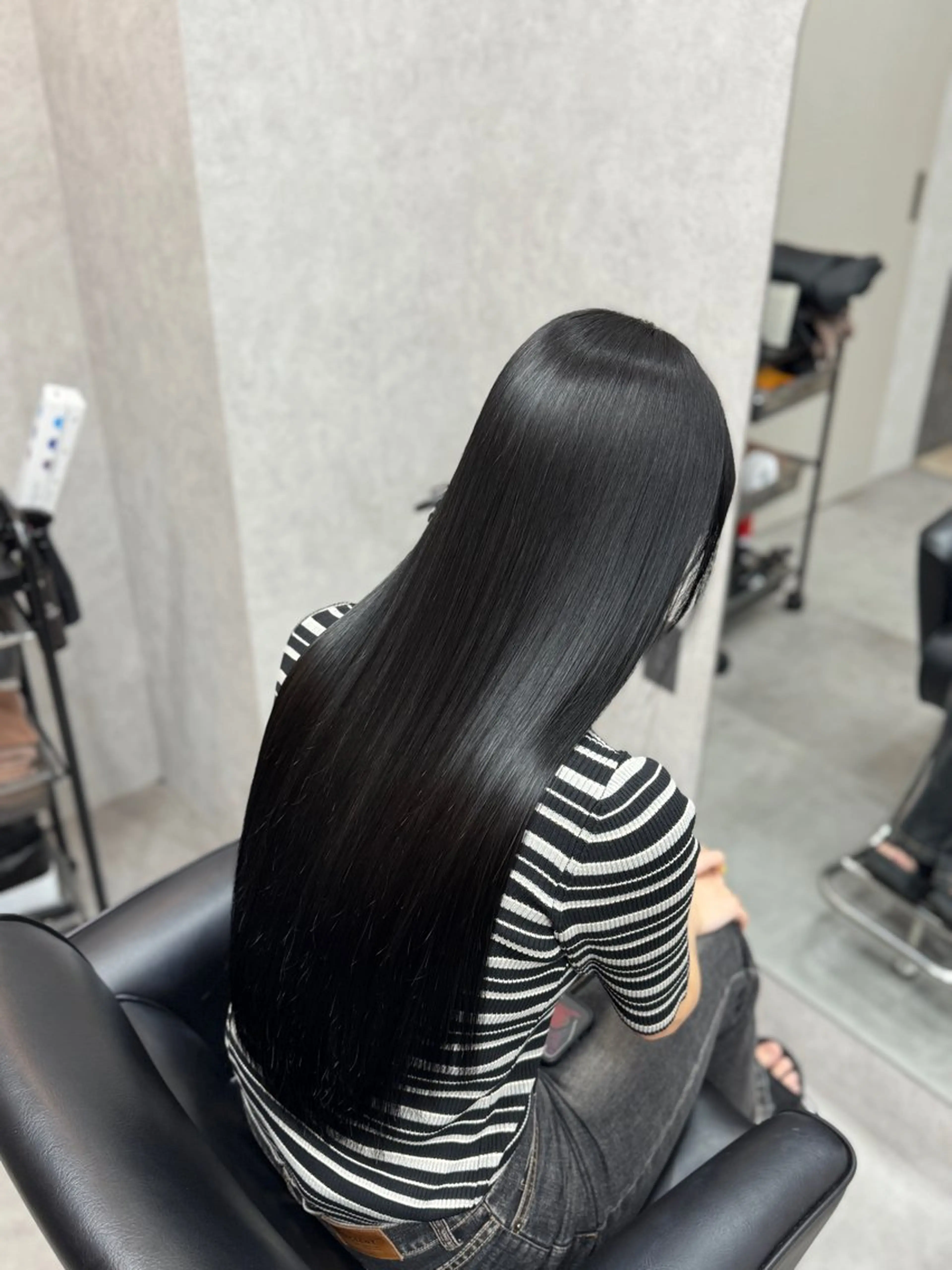 ロング カラー ブリーチ ケアカラー 透明感カラー 髪質改善 小顔カット ヘアカラー トリートメント TERRACE LAND所属・杉山永 船橋✖️髪質改善🫧のヘアスタイル