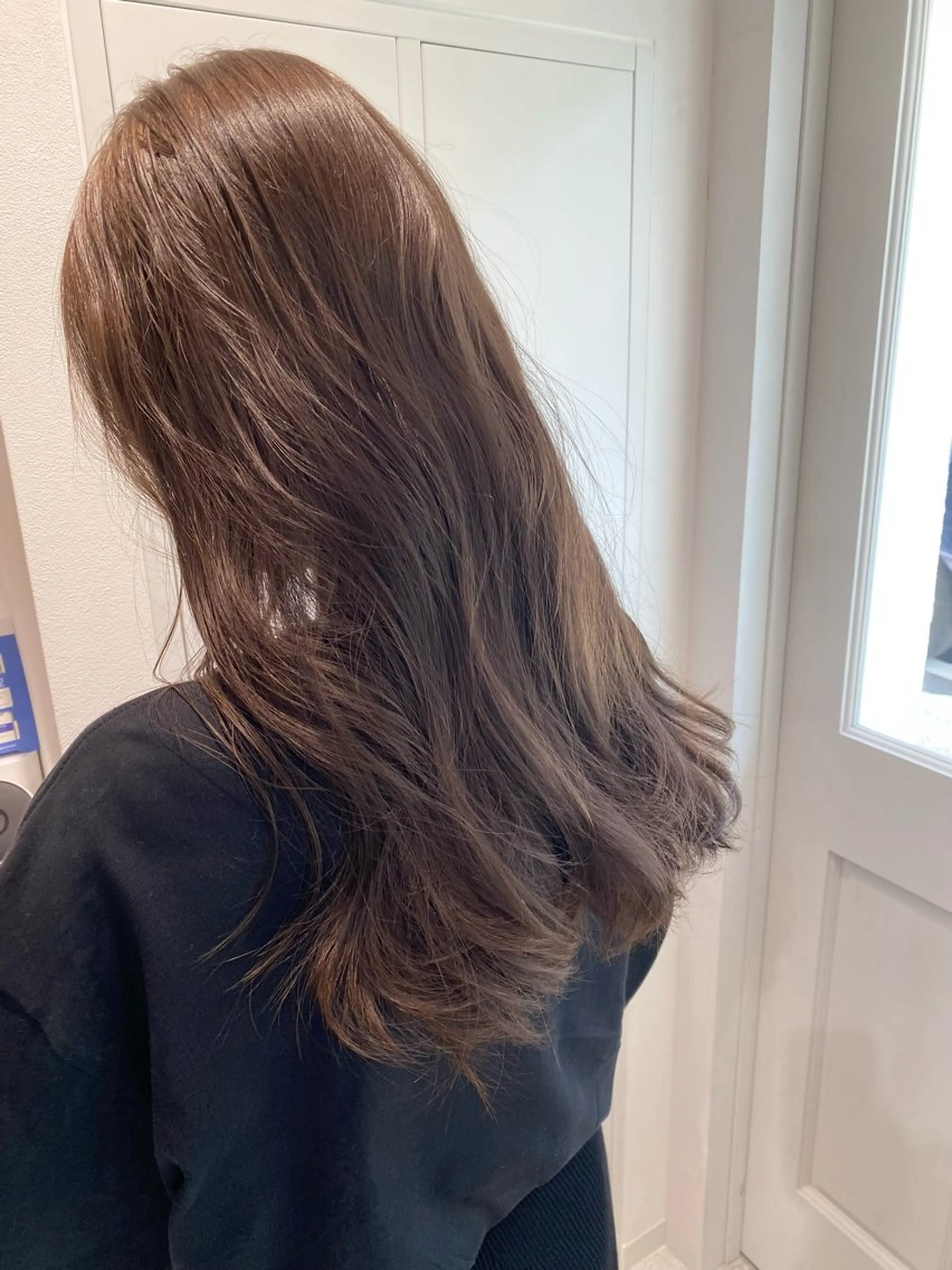 ロング カラー 透明感カラー 髪質改善 カット ヘアカラー トリートメント LOVESTOIKE 堂本のヘアスタイル