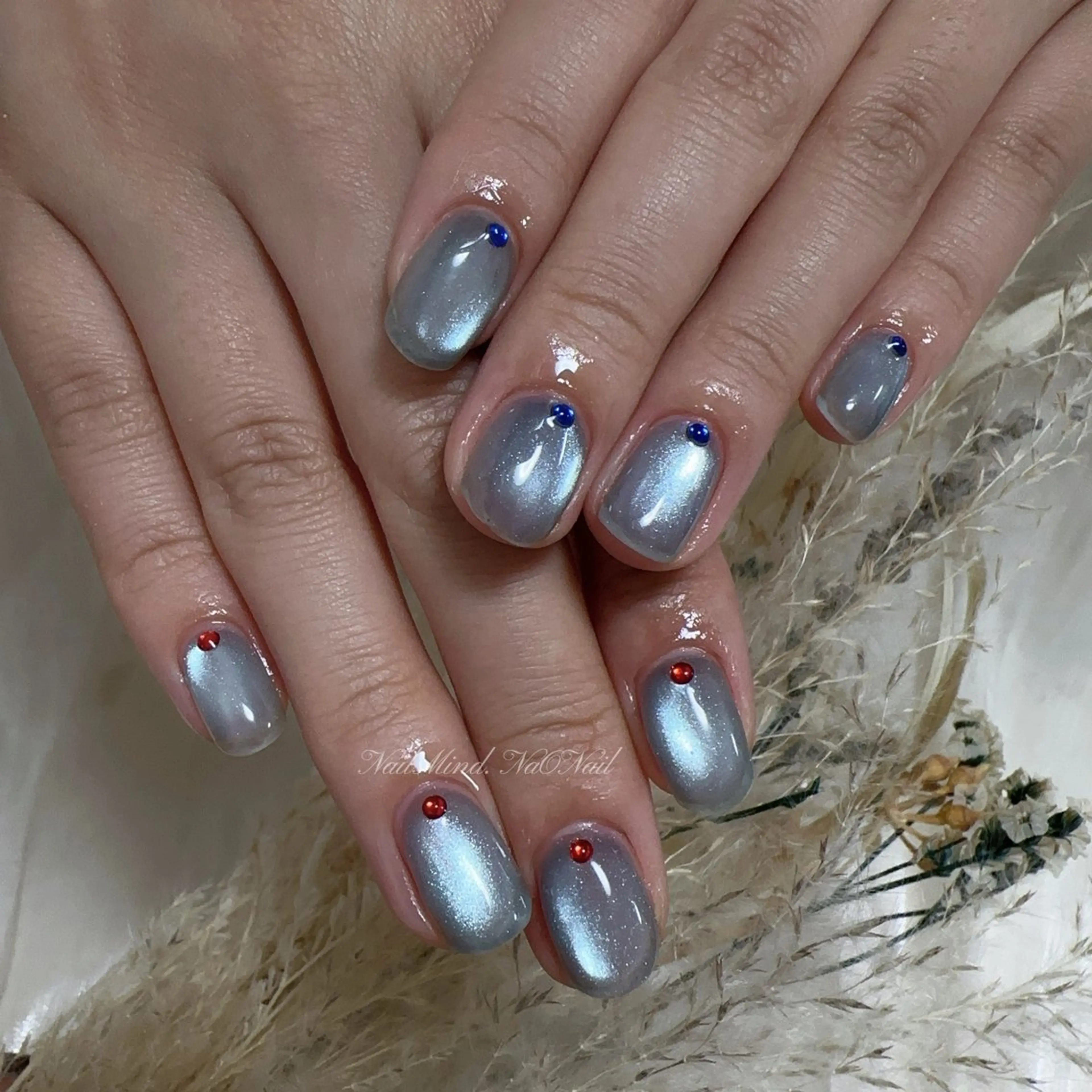 ネイル ストーンネイル ハンドネイル Nail Mind (NaONail)のネイルデザイン