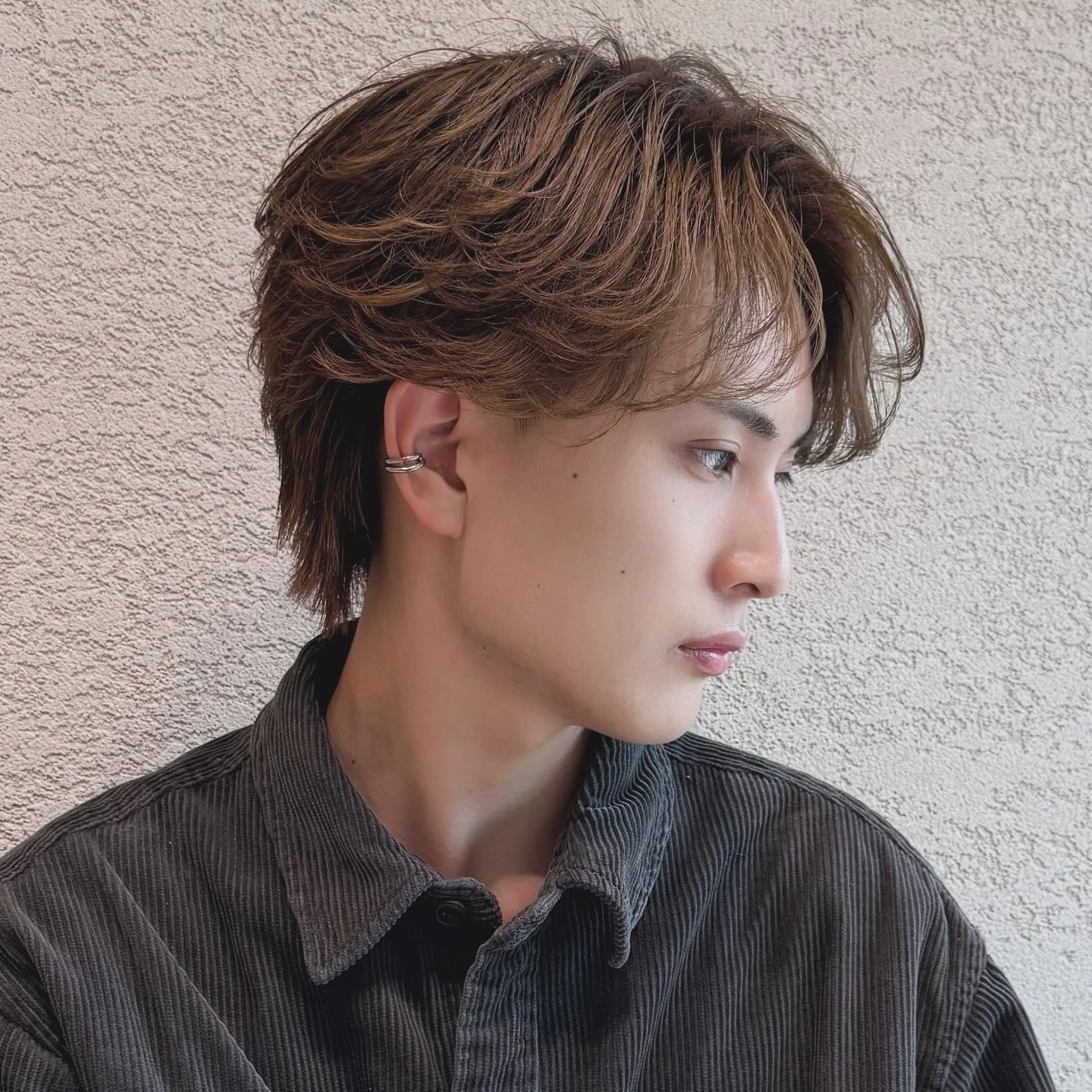 ショート パーマ メンズ カット パーマ 大人メンズパーマ メンズ特化　萱原大幹のヘアスタイル