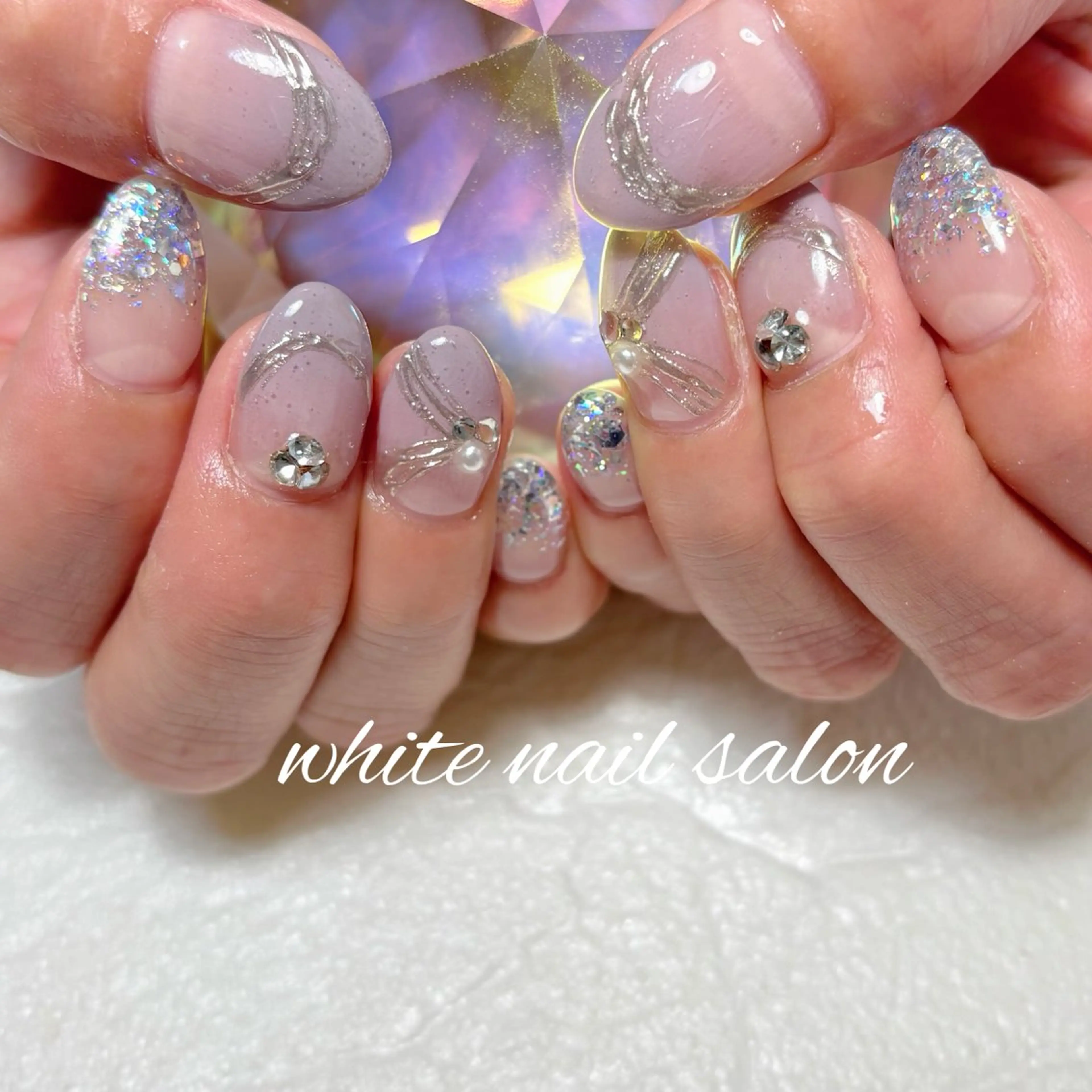 ネイル フットネイル ハンドネイル white nail salonのネイルデザイン