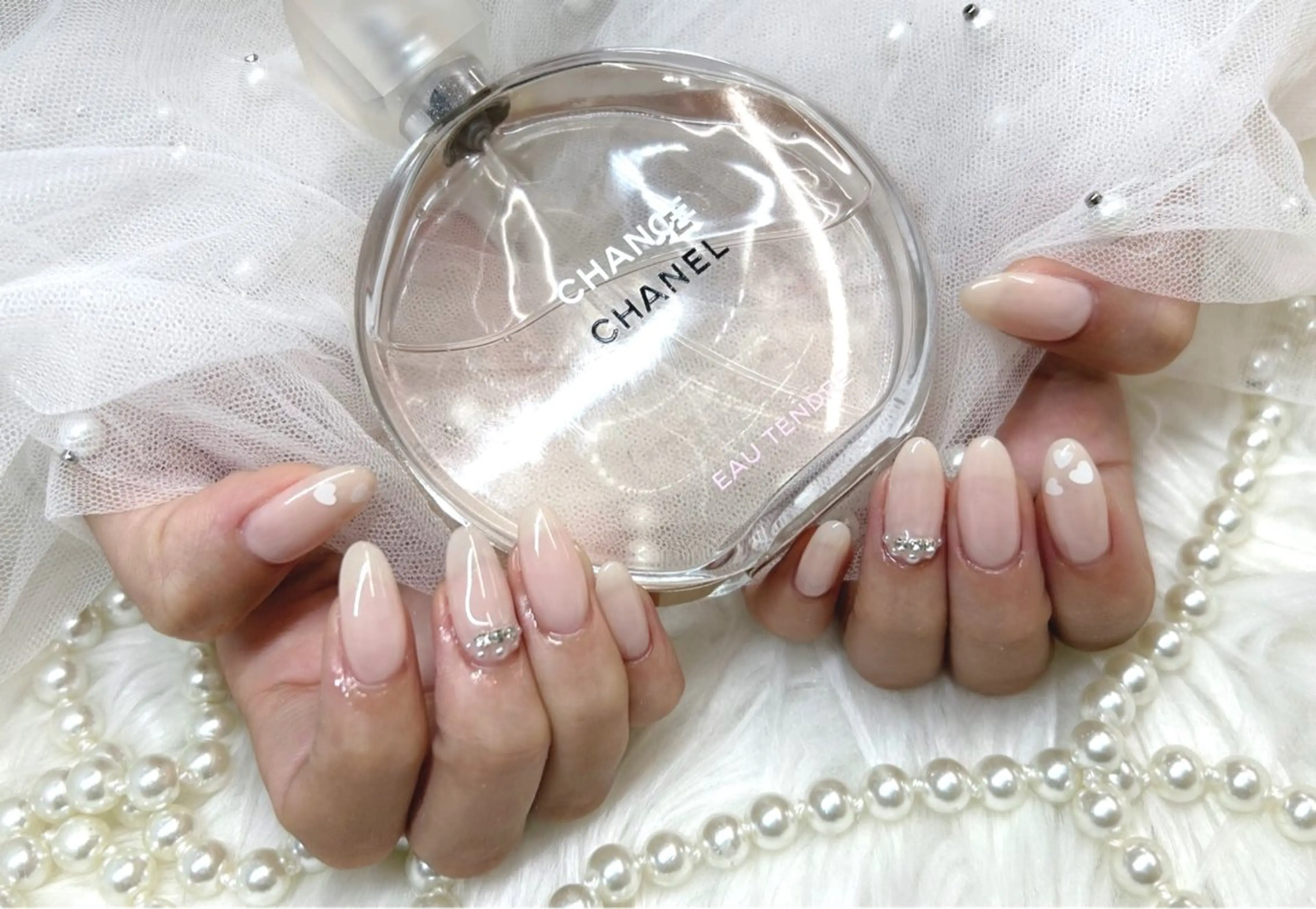 セミロング ハンドネイル Nailsalon Angeのネイルデザイン