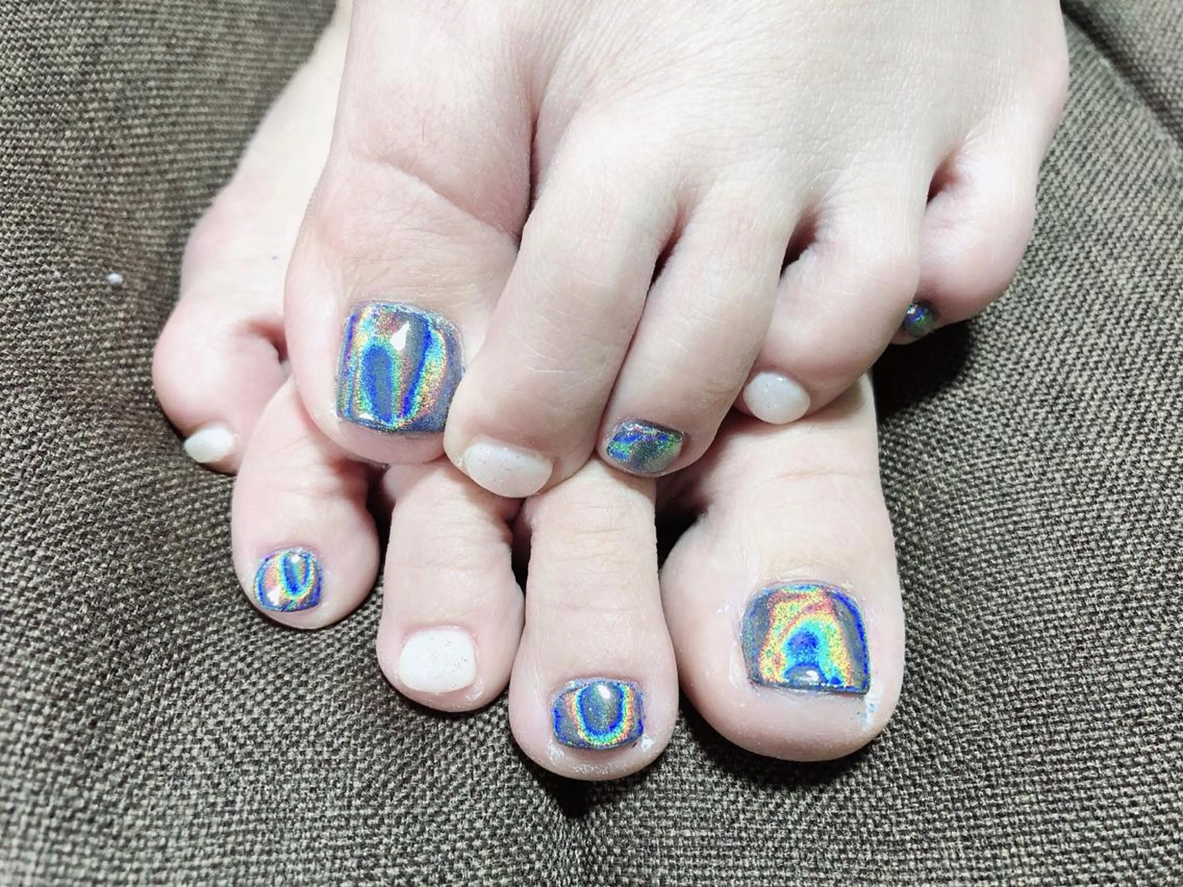 ネイル フットネイル フレンチネイル グラデーション ハート フットネイル ネイルサロン HARRYS所属・ネイル･脱毛サロン HARRYSのエステ・リラクイメージ