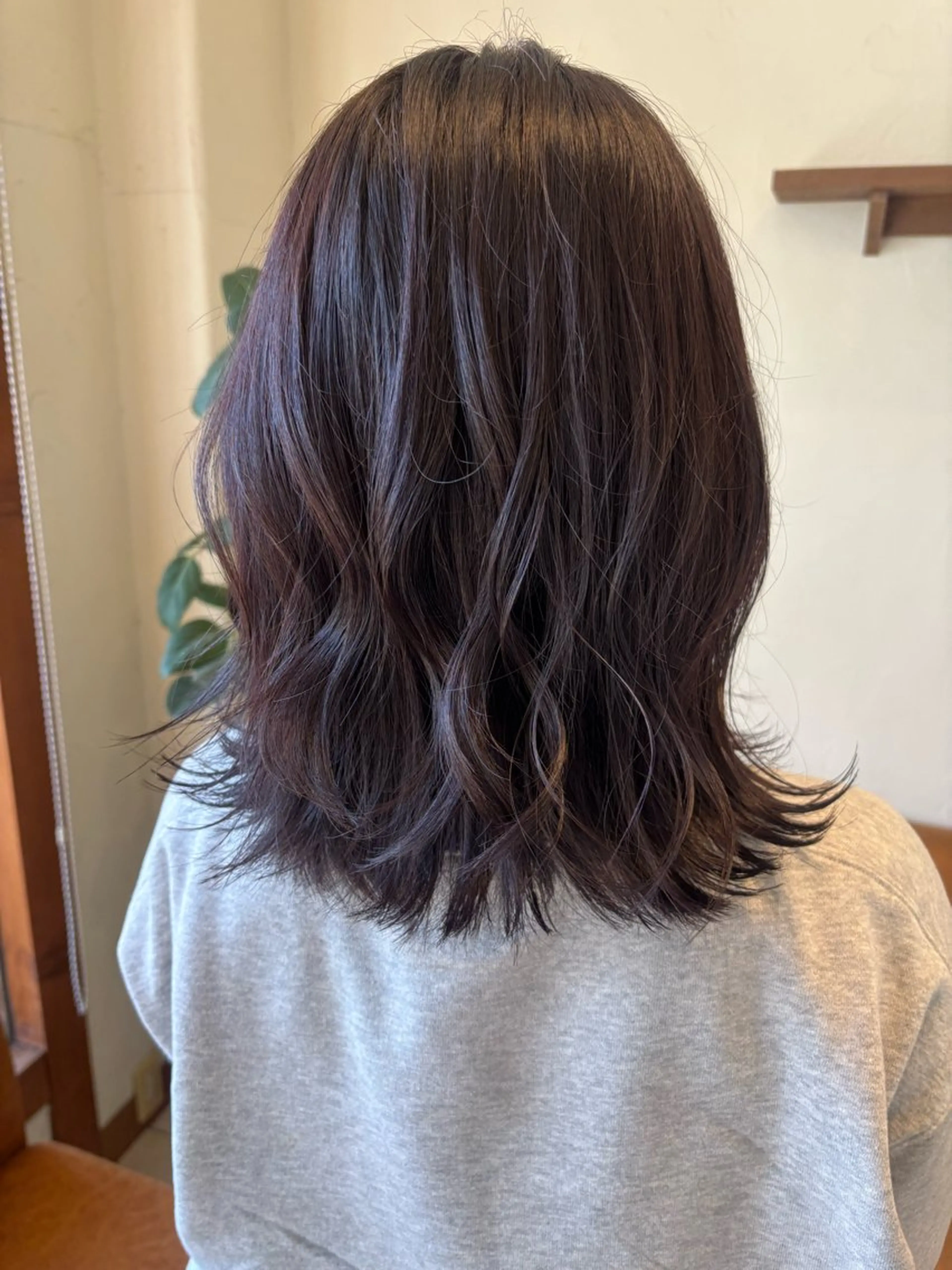 セミロング 💞暖色艶カラー/ ホウツキカナ🍒のヘアスタイル