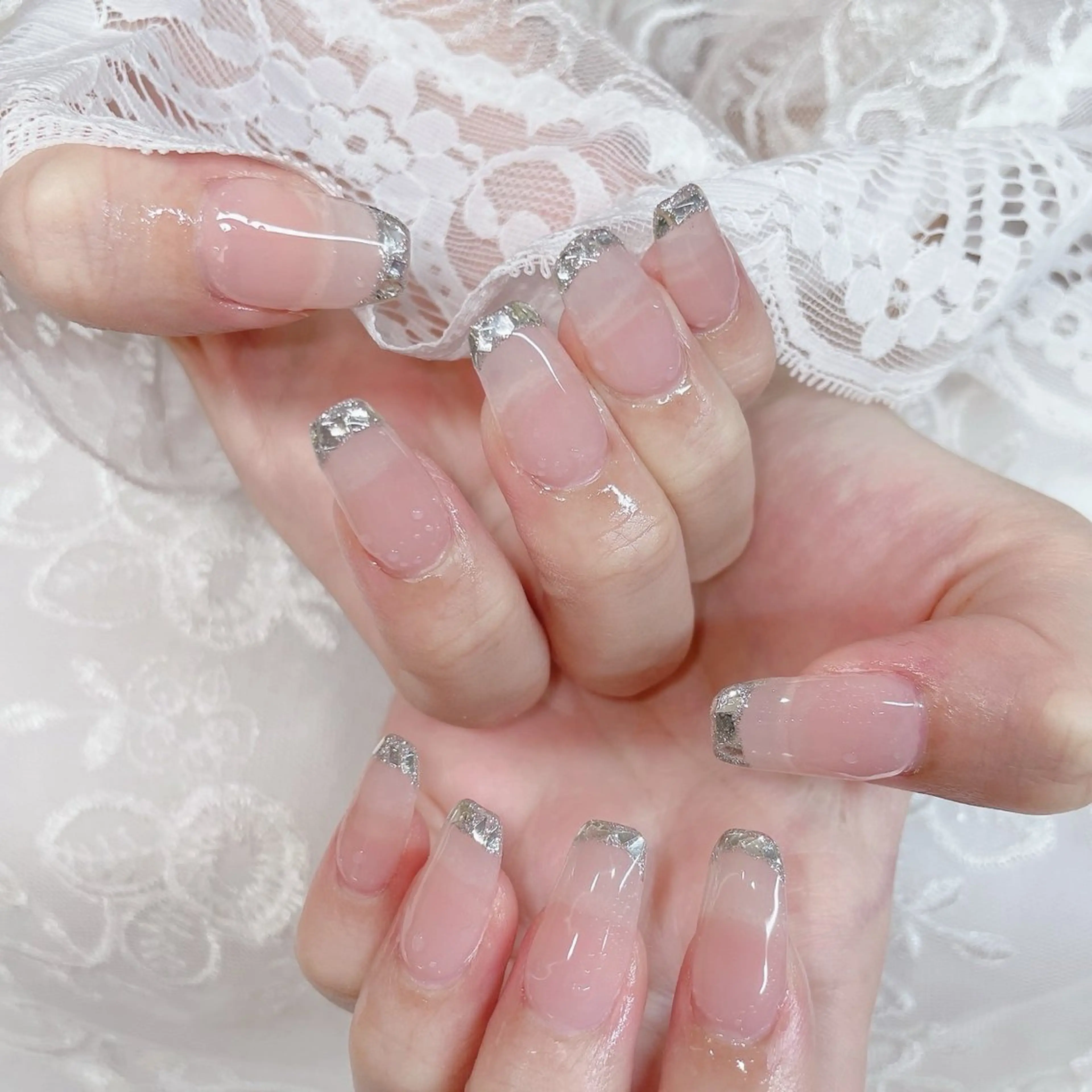 ロング ハンドネイル ハンドケア 💜MIYA nail川崎店のネイルデザイン