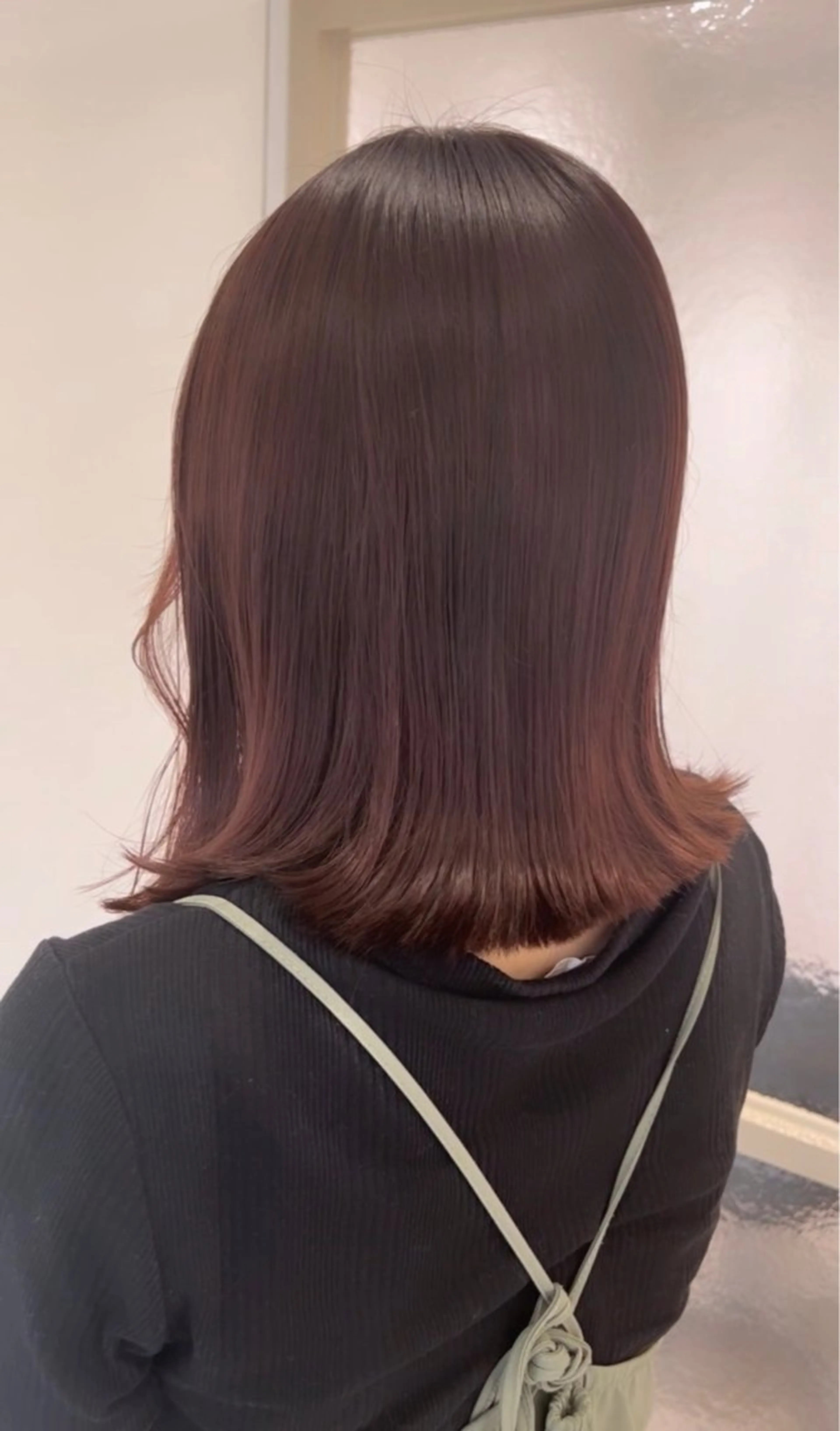 ミディアム カラー ピンクカラー 山本 隼也のヘアスタイル