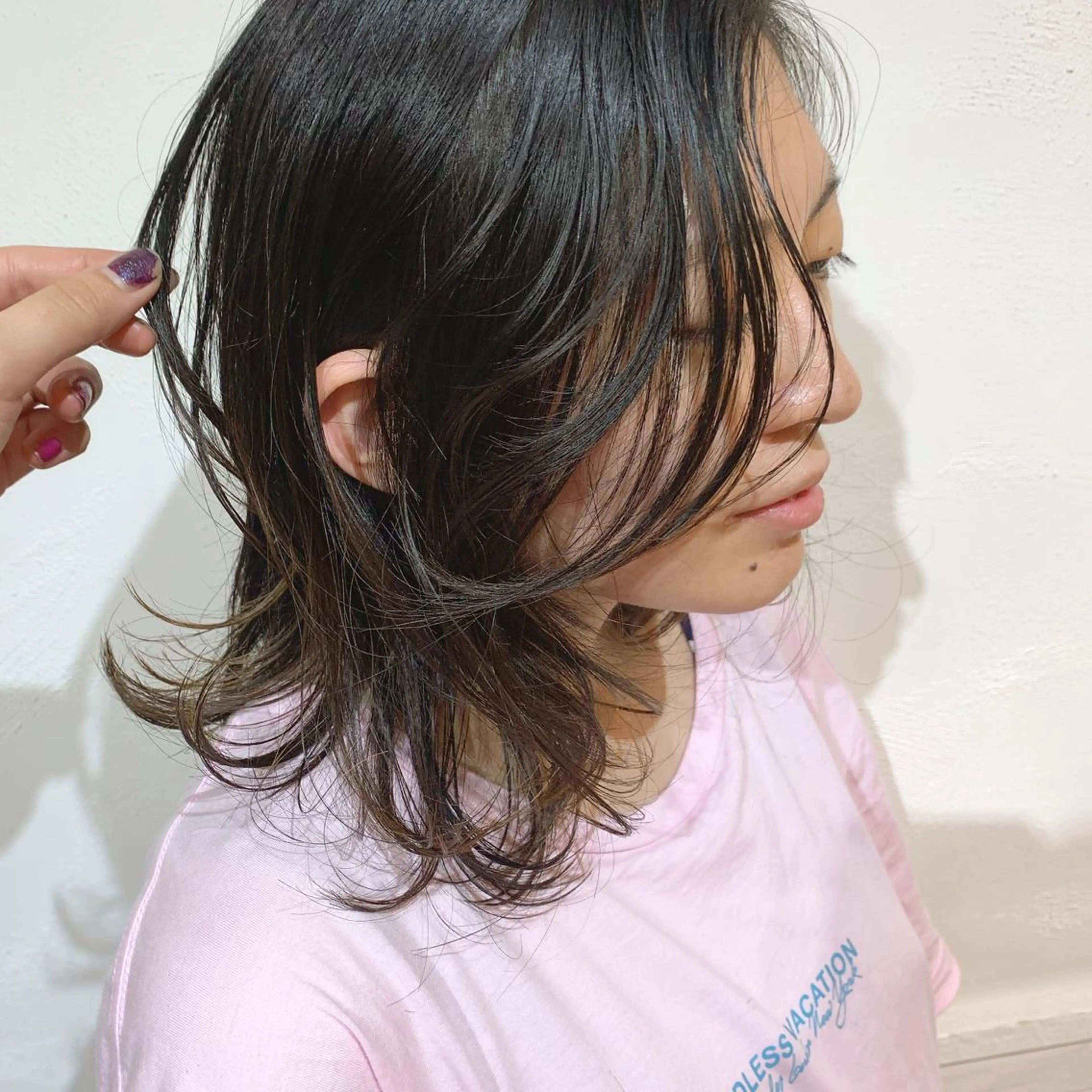 ミディアム lico 新札幌所属・Lilly リリィのヘアスタイル