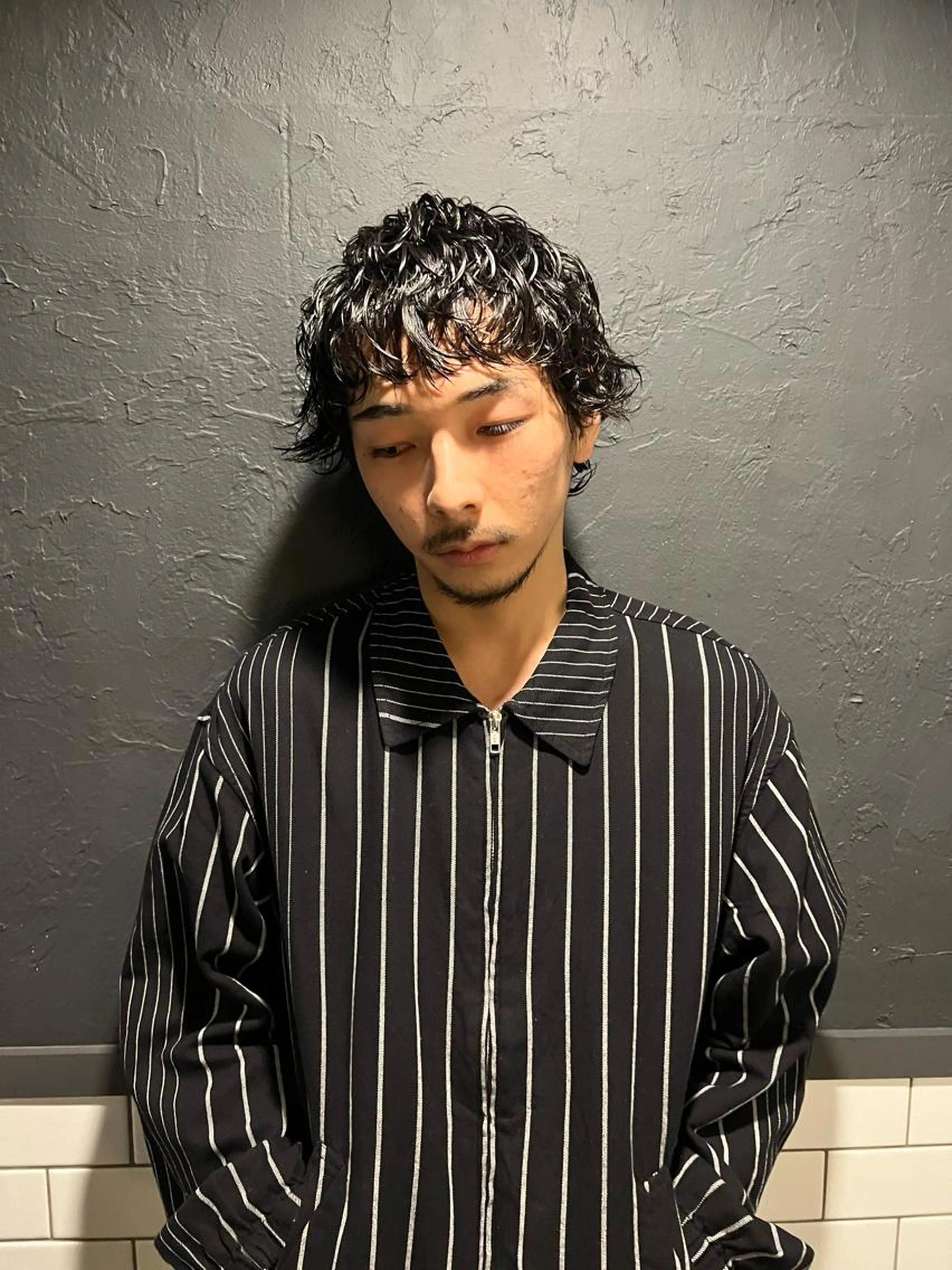 メンズ カット+パーマの写真