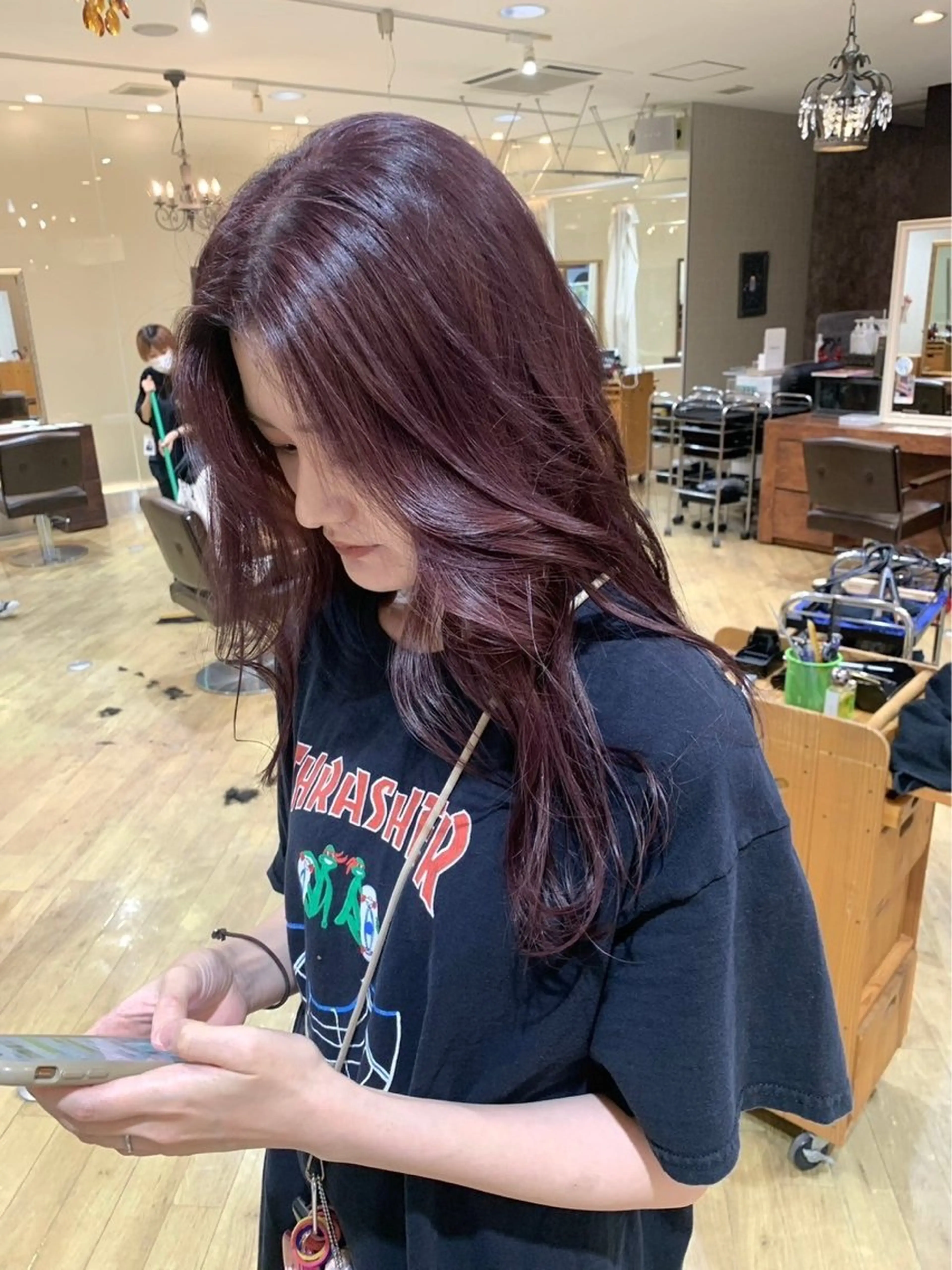 カラー 中川 雅のヘアスタイル