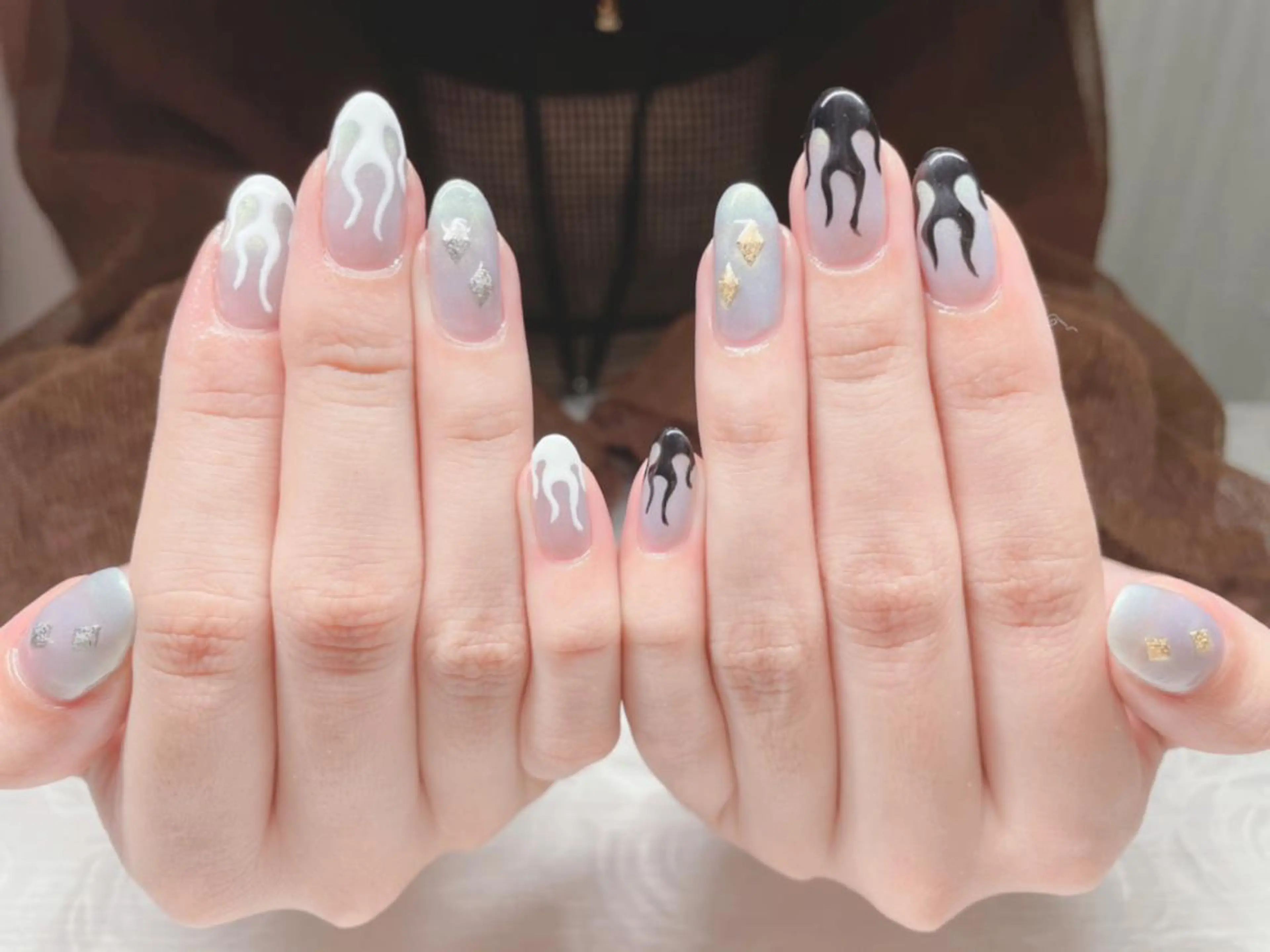 カラー ネイル ブルーカラー ブルー 芦辺 香奈のネイルデザイン