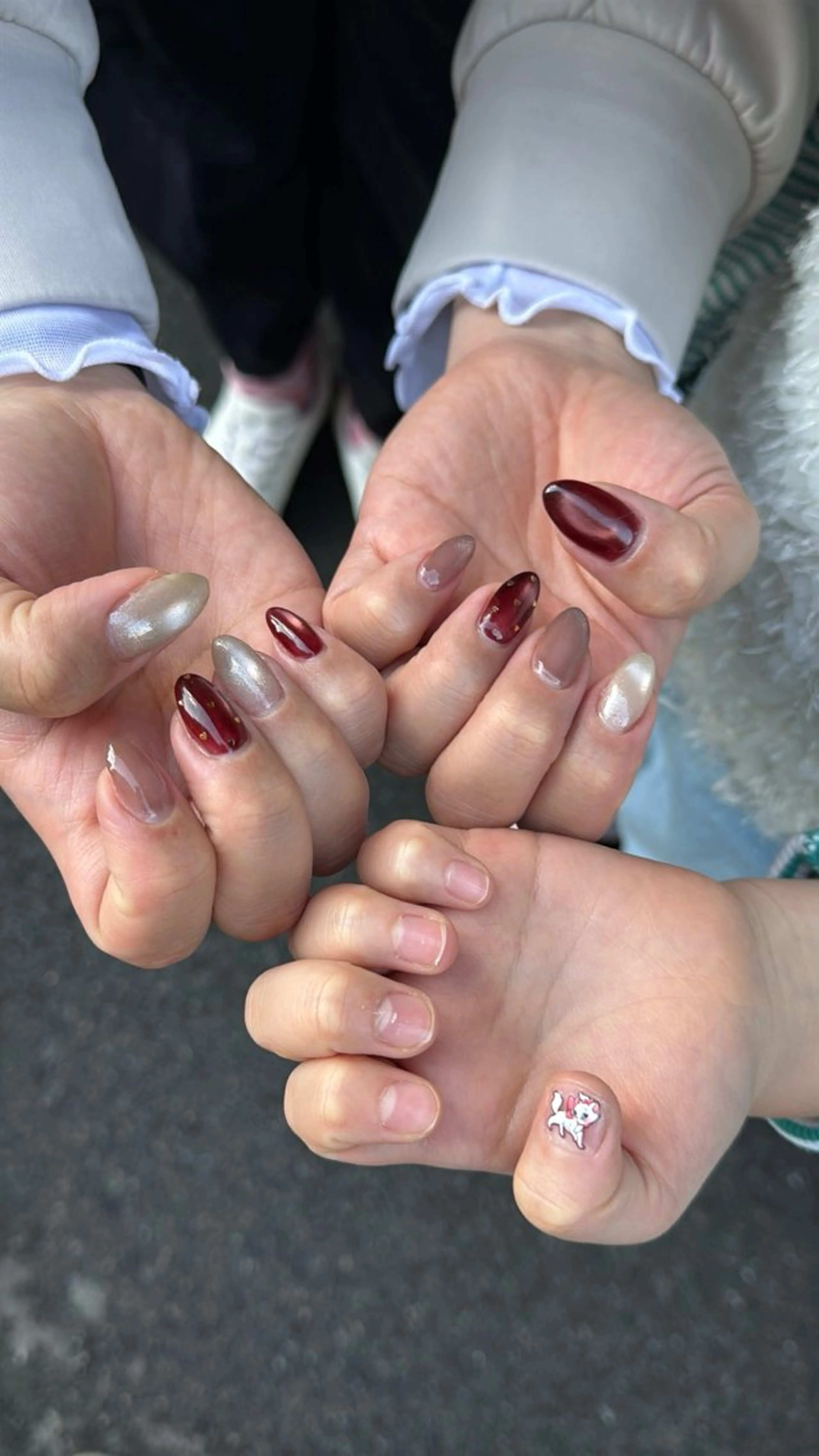 ネイル フラッシュネイル フットネイル フレンチネイル 韓国ネイル マグネットネイル ハンドネイル SAKU  nail[サクネイル]所属・SAKU nail 作島茜のネイルデザイン