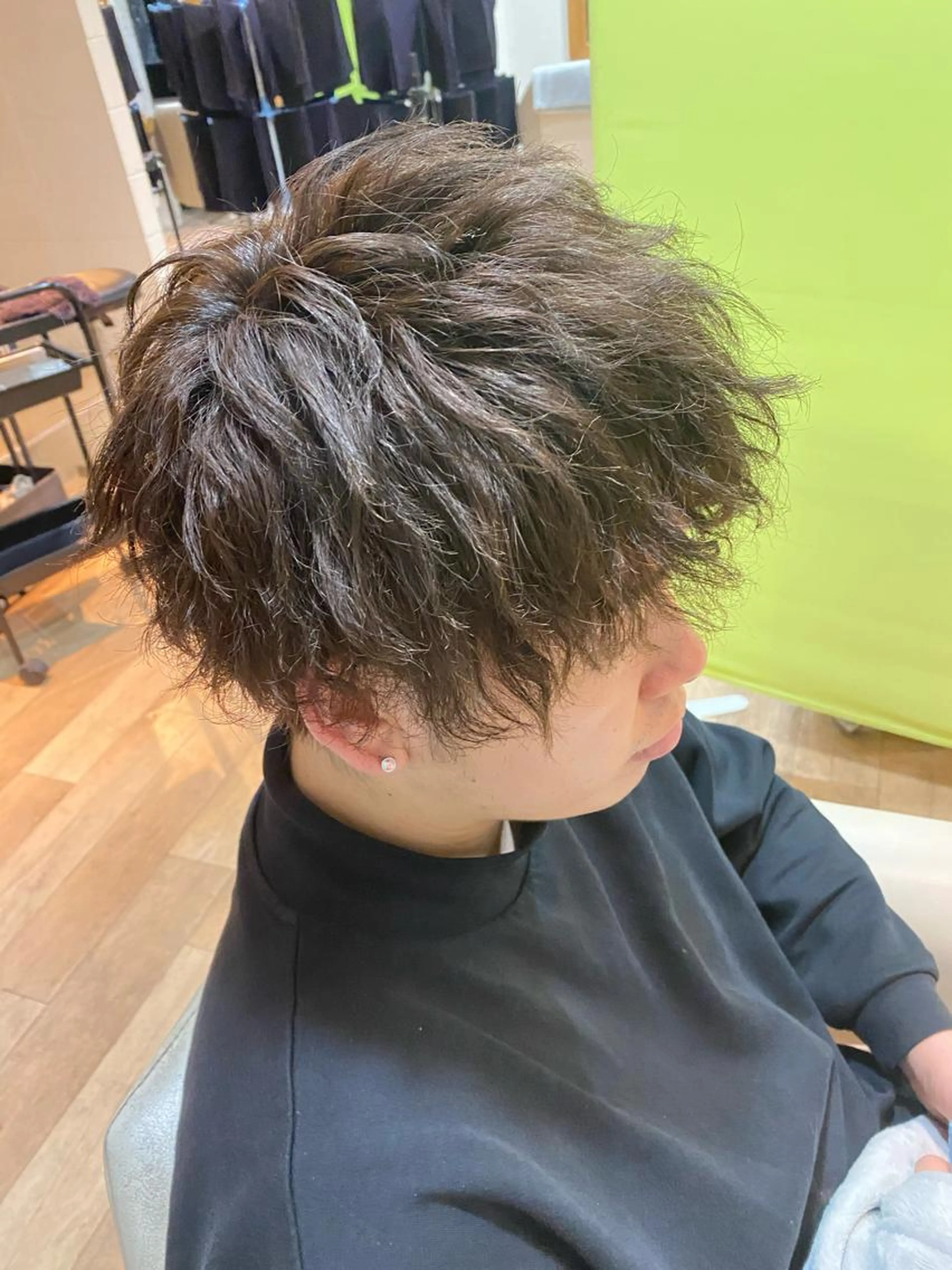 メンズカット×パーマの写真