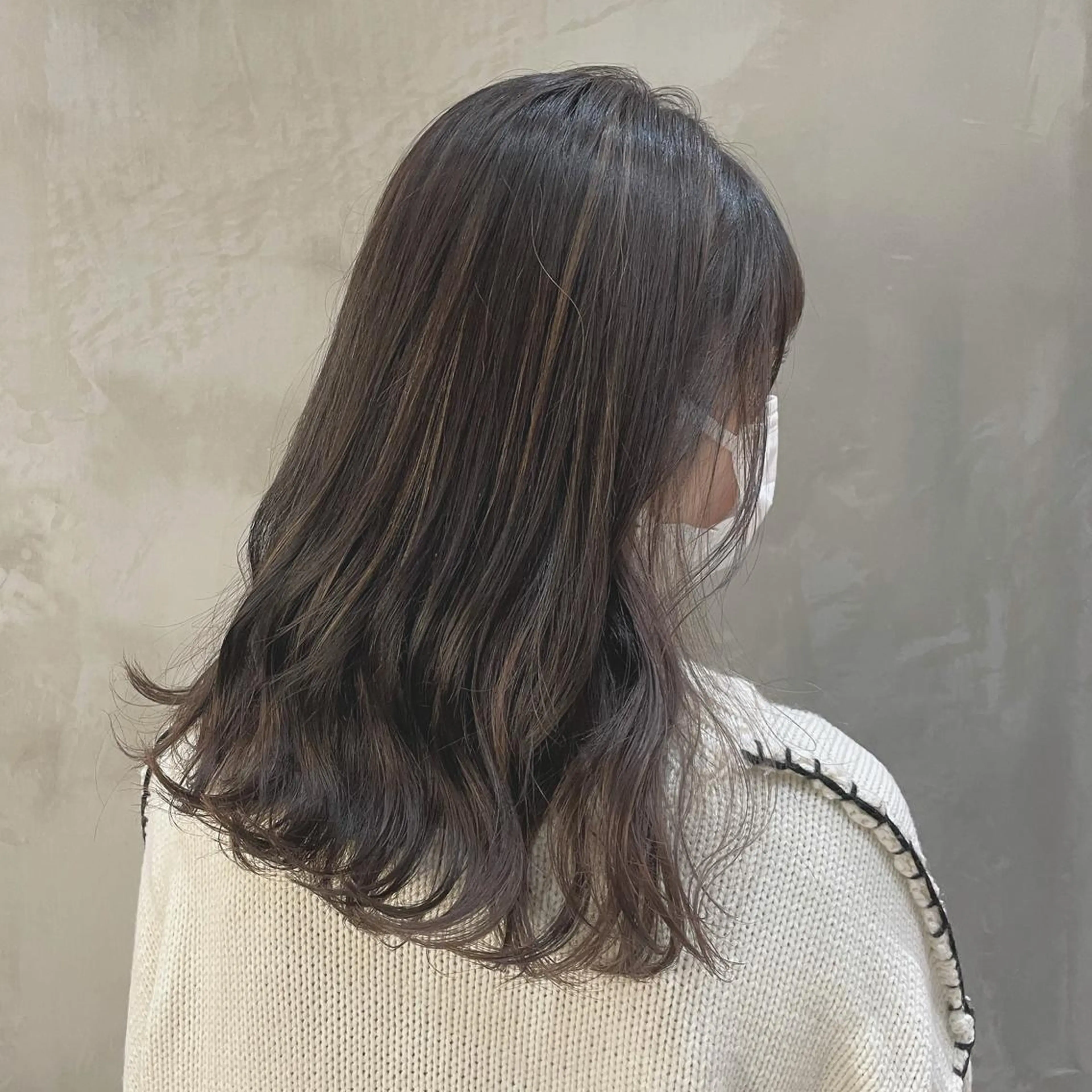 セミロング カラー ヘアカラー トリートメント HAVANA MIZUKIのヘアスタイル