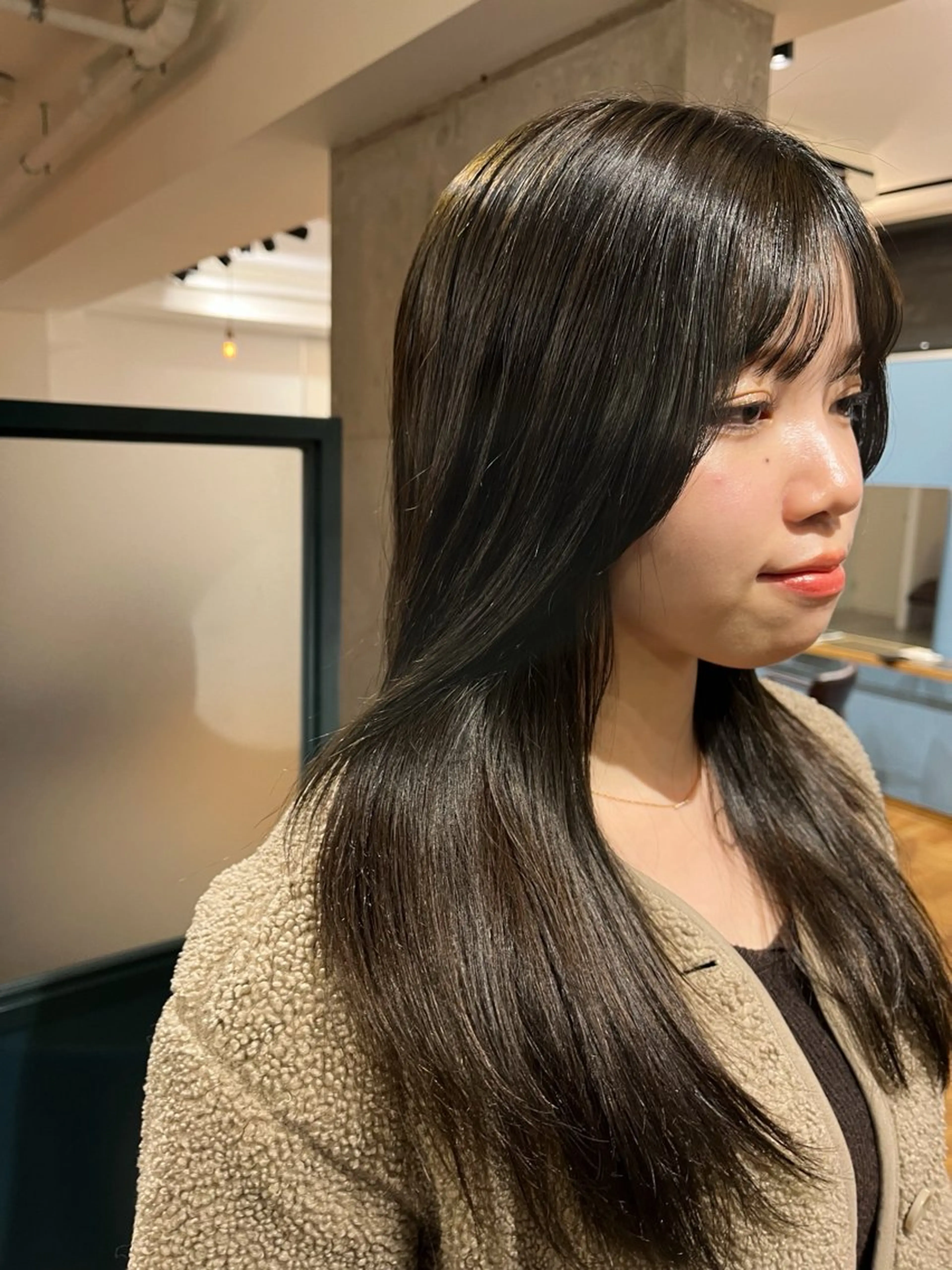 セミロング カラー 暖色/パーマ 🌼クニトウメイのヘアスタイル