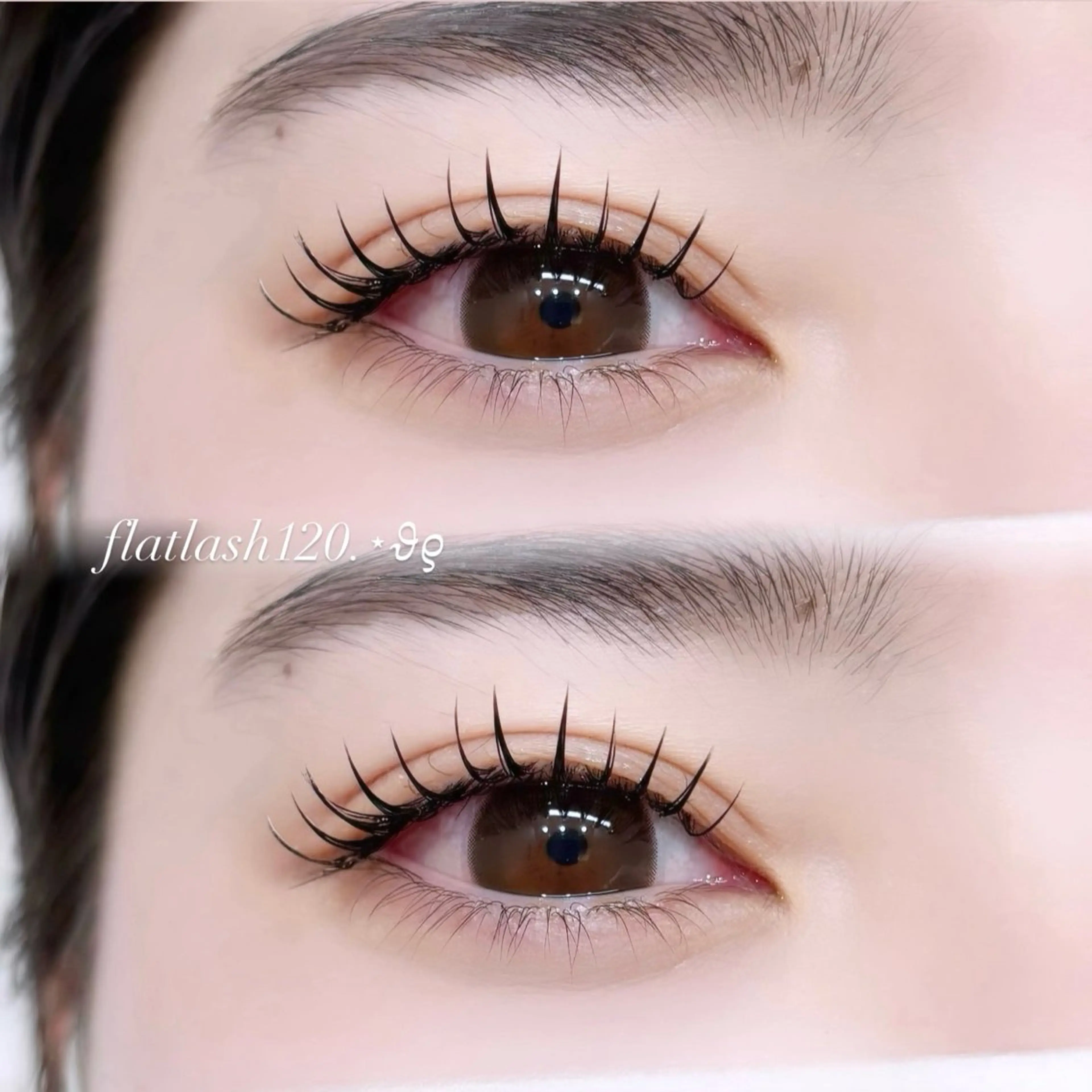 マツエク・マツパ フラットラッシュ GALLARIA Eye　design所属・佐々木 奏のマツエク・マツパデザイン