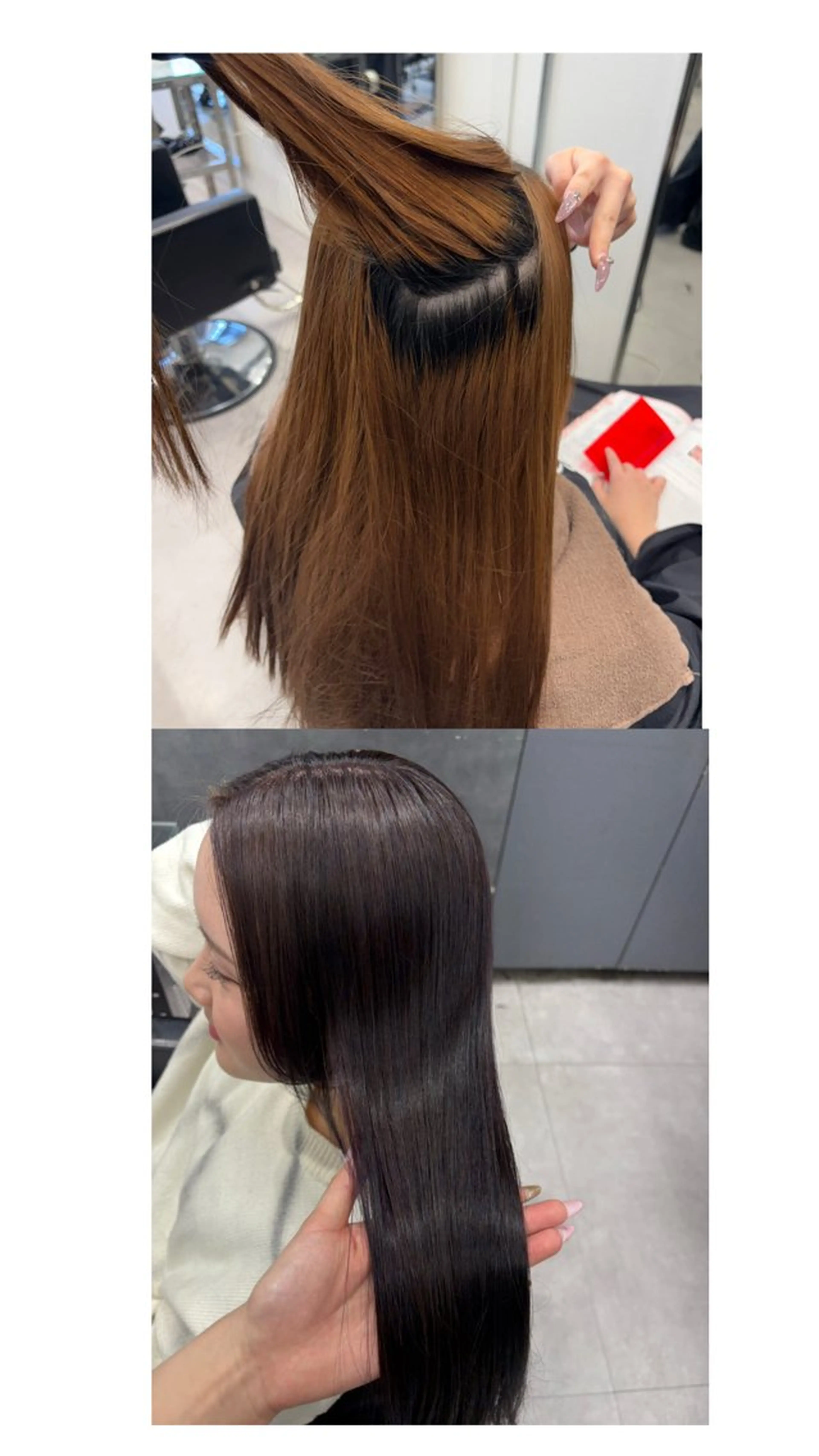カラー ラベンダーカラー ヘアカラー Mi yuのヘアスタイル