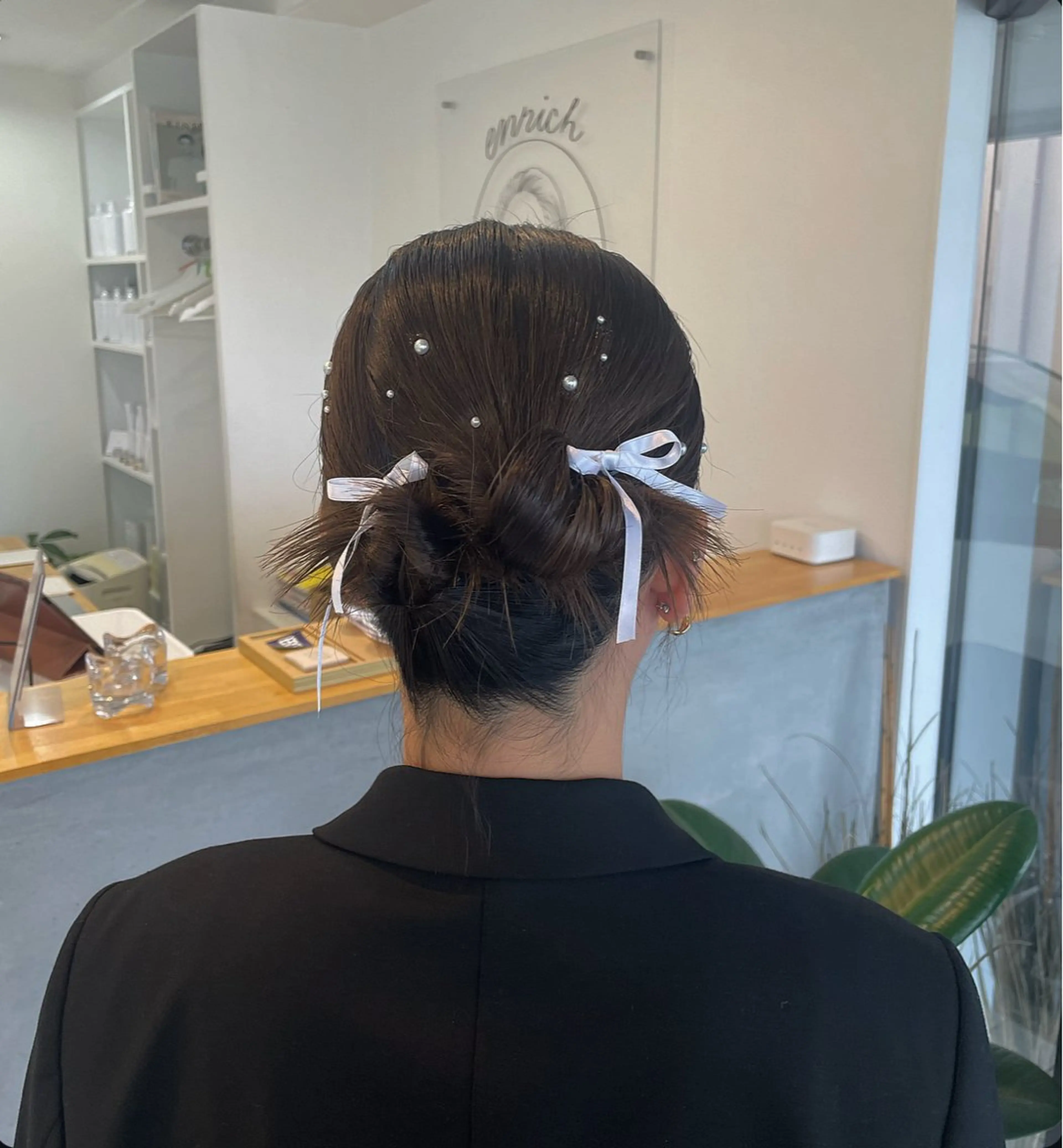 セミロング ヘアセット 前川 瑞希のヘアスタイル