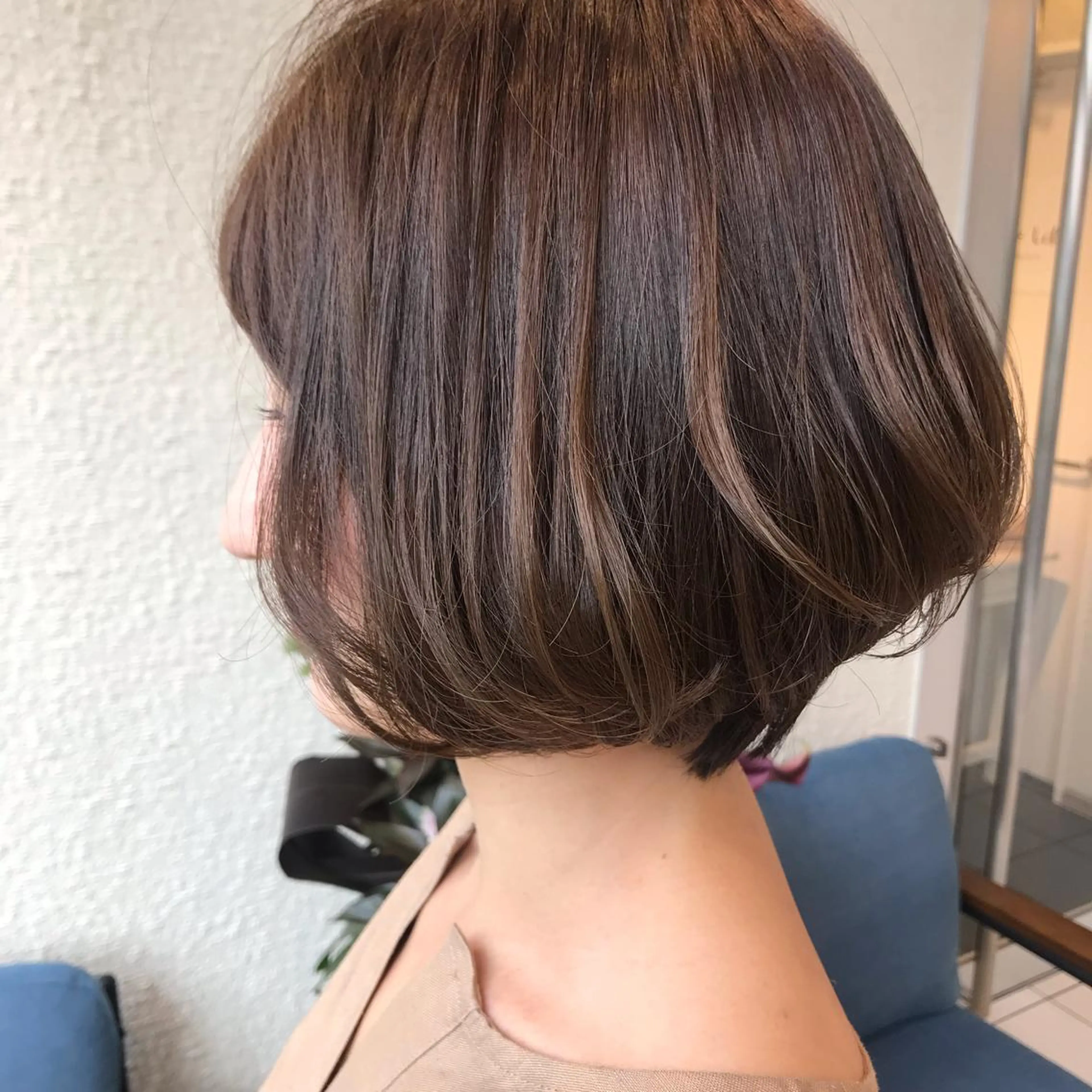 ショート カラー ショートボブ アッシュ ボブ ショートヘア 透明感カラー/ 寺田千雅子のヘアスタイル