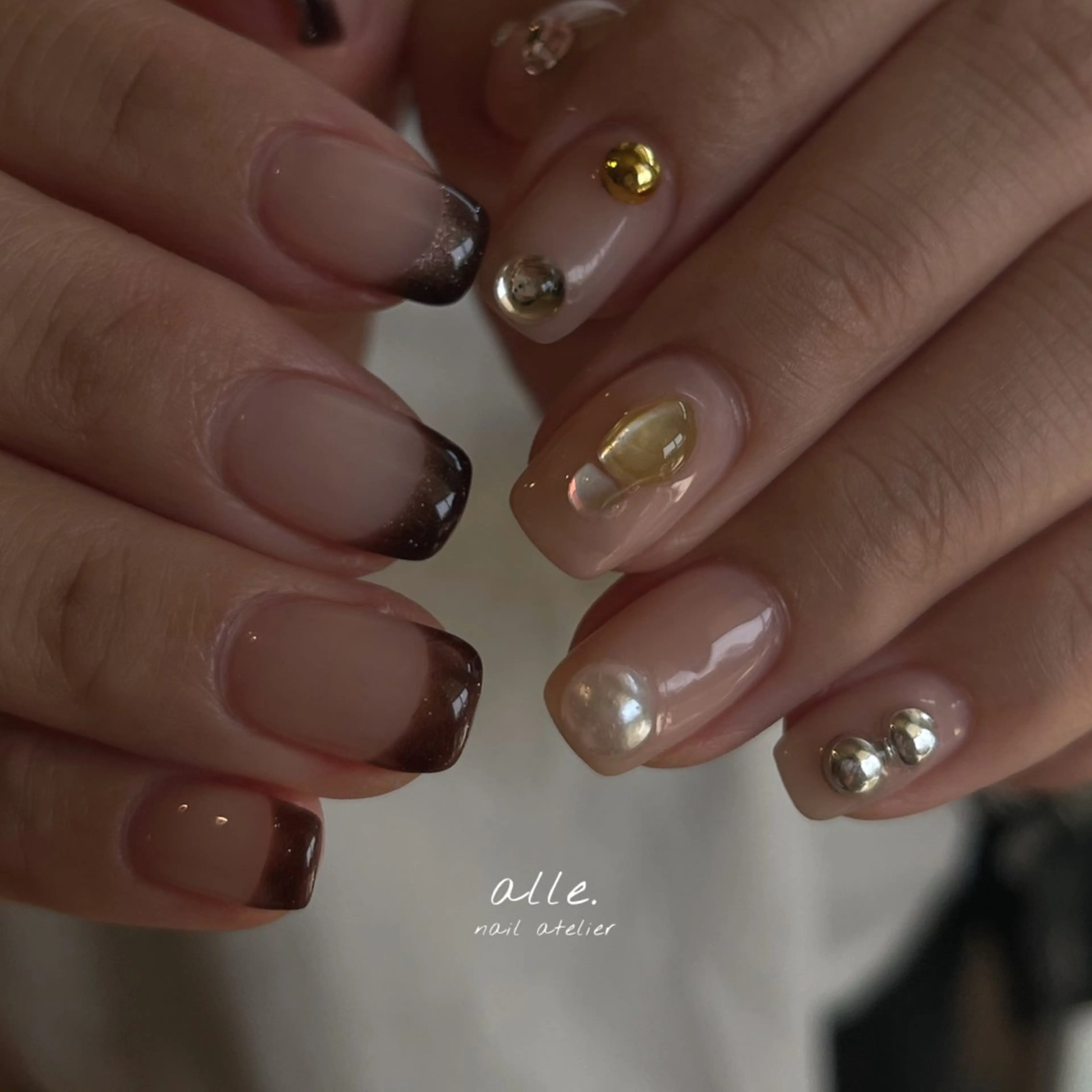 ネイル ハンドネイル atelier alle.のネイルデザイン