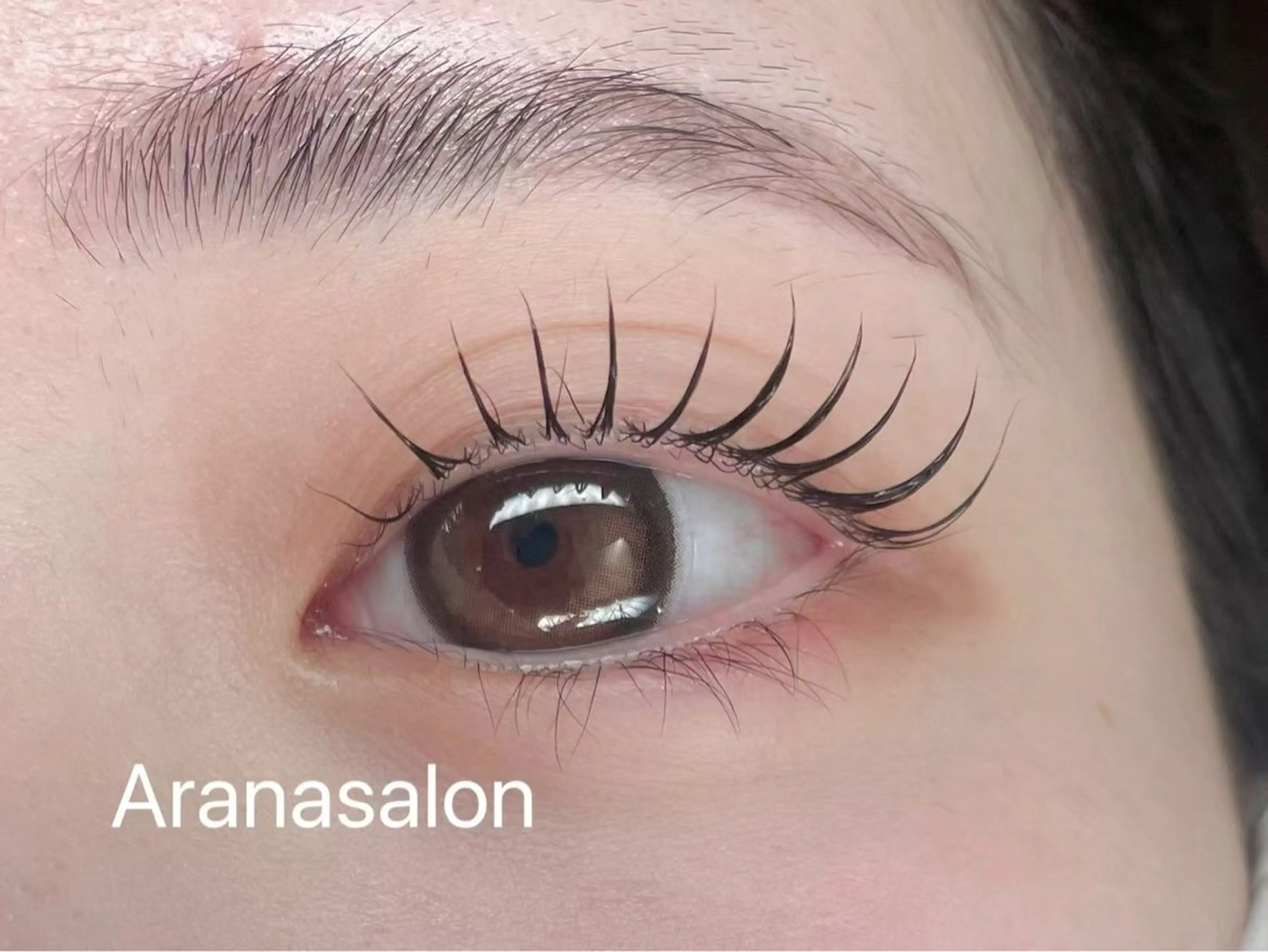 パーマ aranasalon あかりのマツエク・マツパデザイン