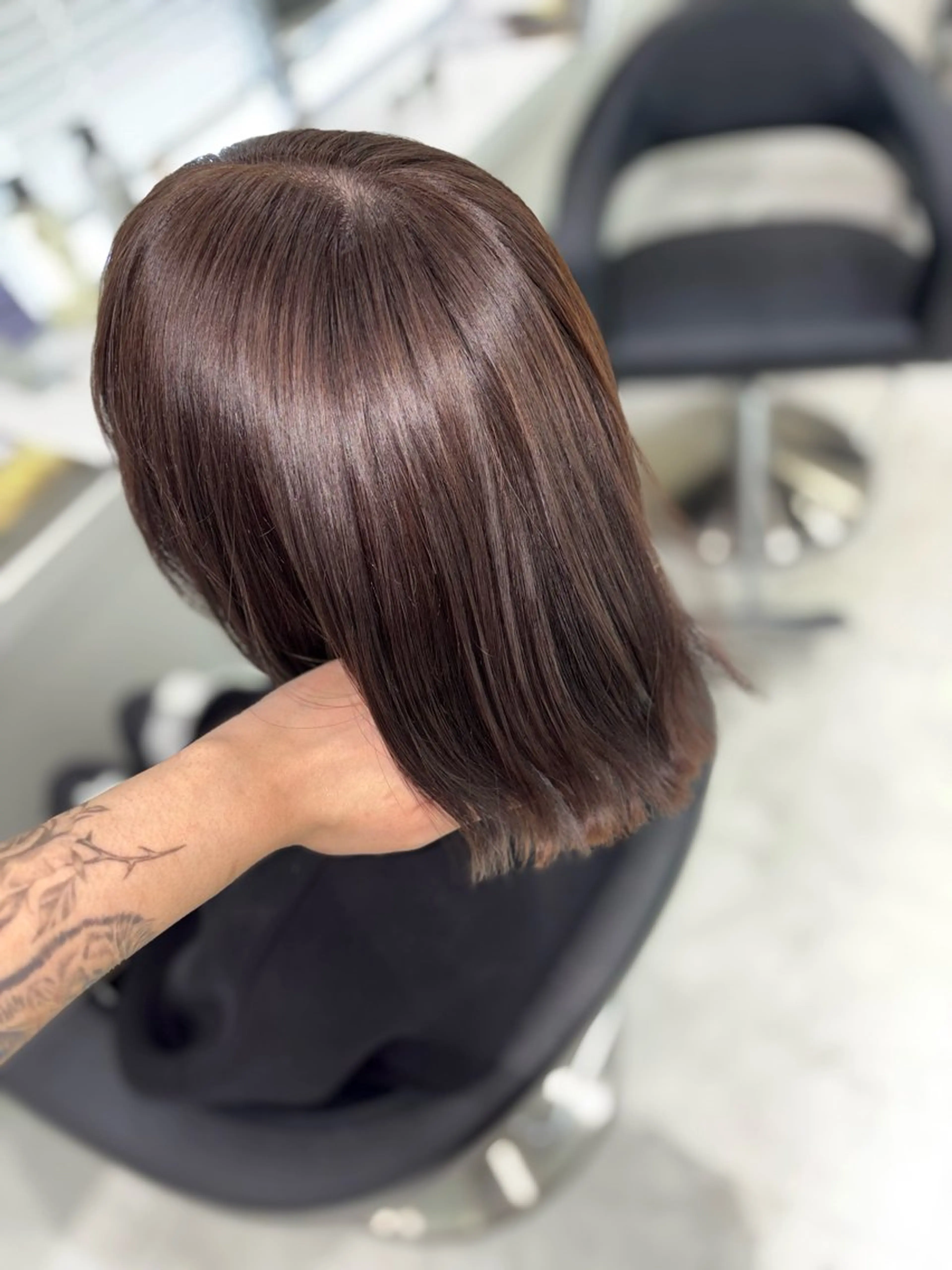 ロング カラー ヘアカラー トリートメント 盛れる上質ワンホン ヘア🤍YUME🤍のヘアスタイル