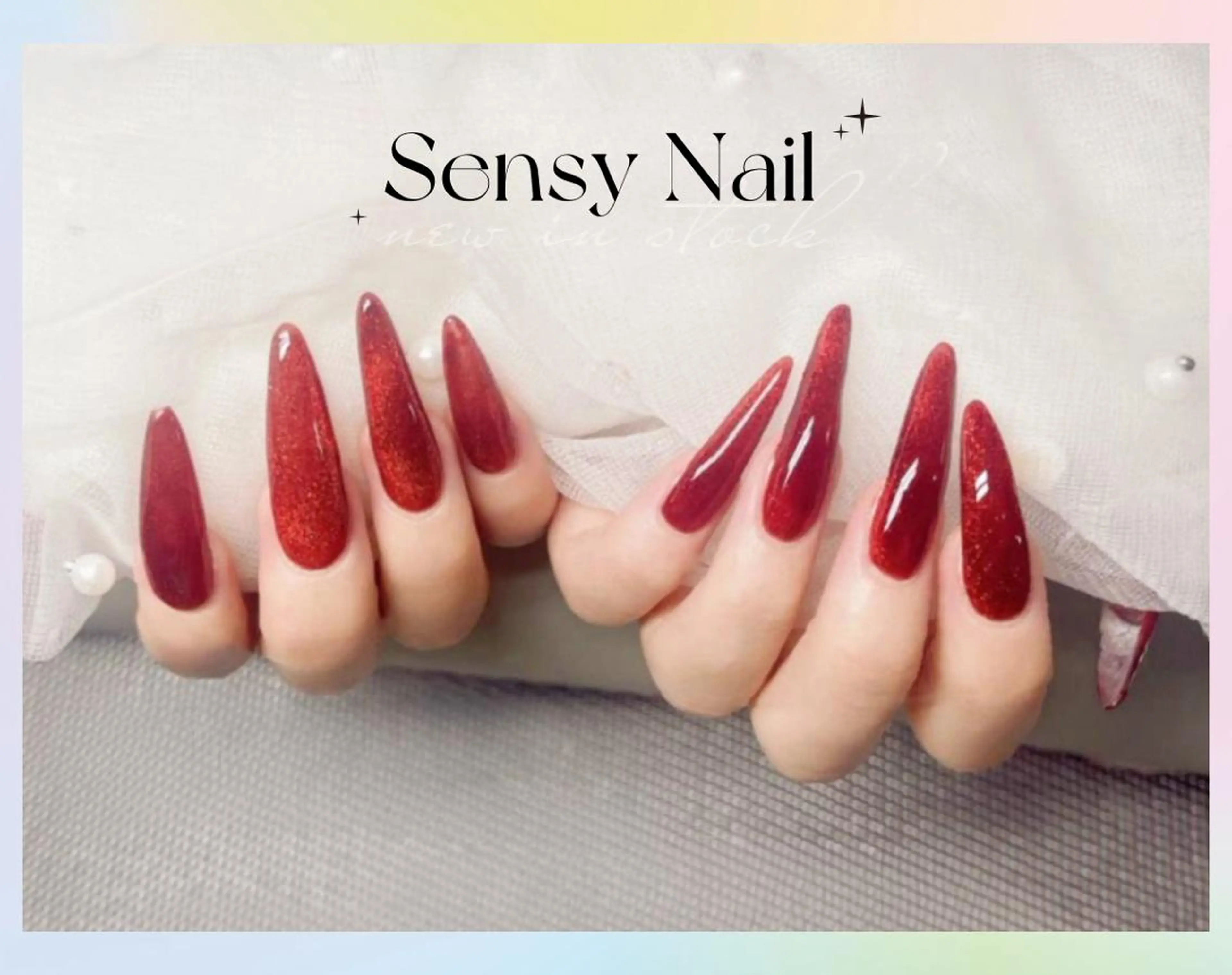 ネイル フラッシュネイル ジェルネイル マグネットネイル ソフトジェル Sensy ネイル専門店のネイルデザイン