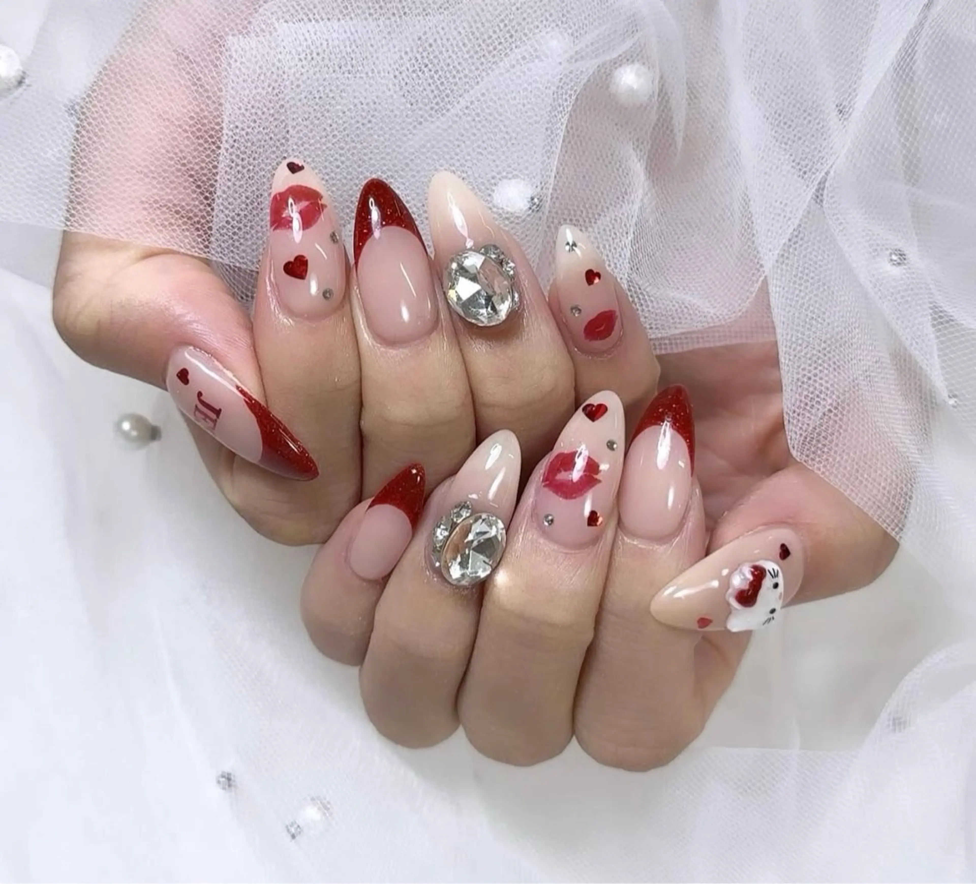 ネイル グラデーション キラキラネイル ワンカラーネイル 冬ネイル Jenn Nail Salonのネイルデザイン
