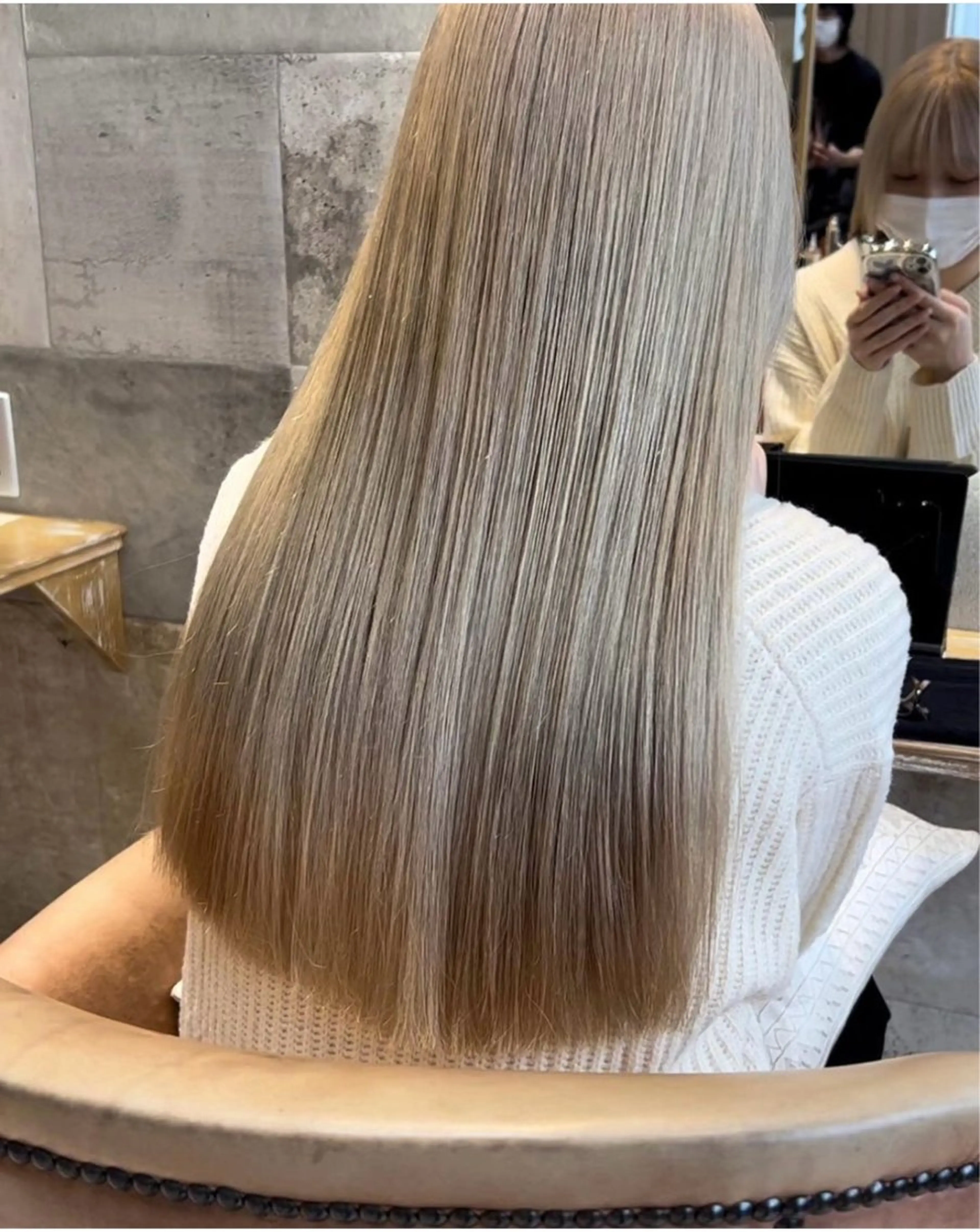 ロング カラー ❤️ブリーチなし💚 ダブルカラー平野実花のヘアスタイル