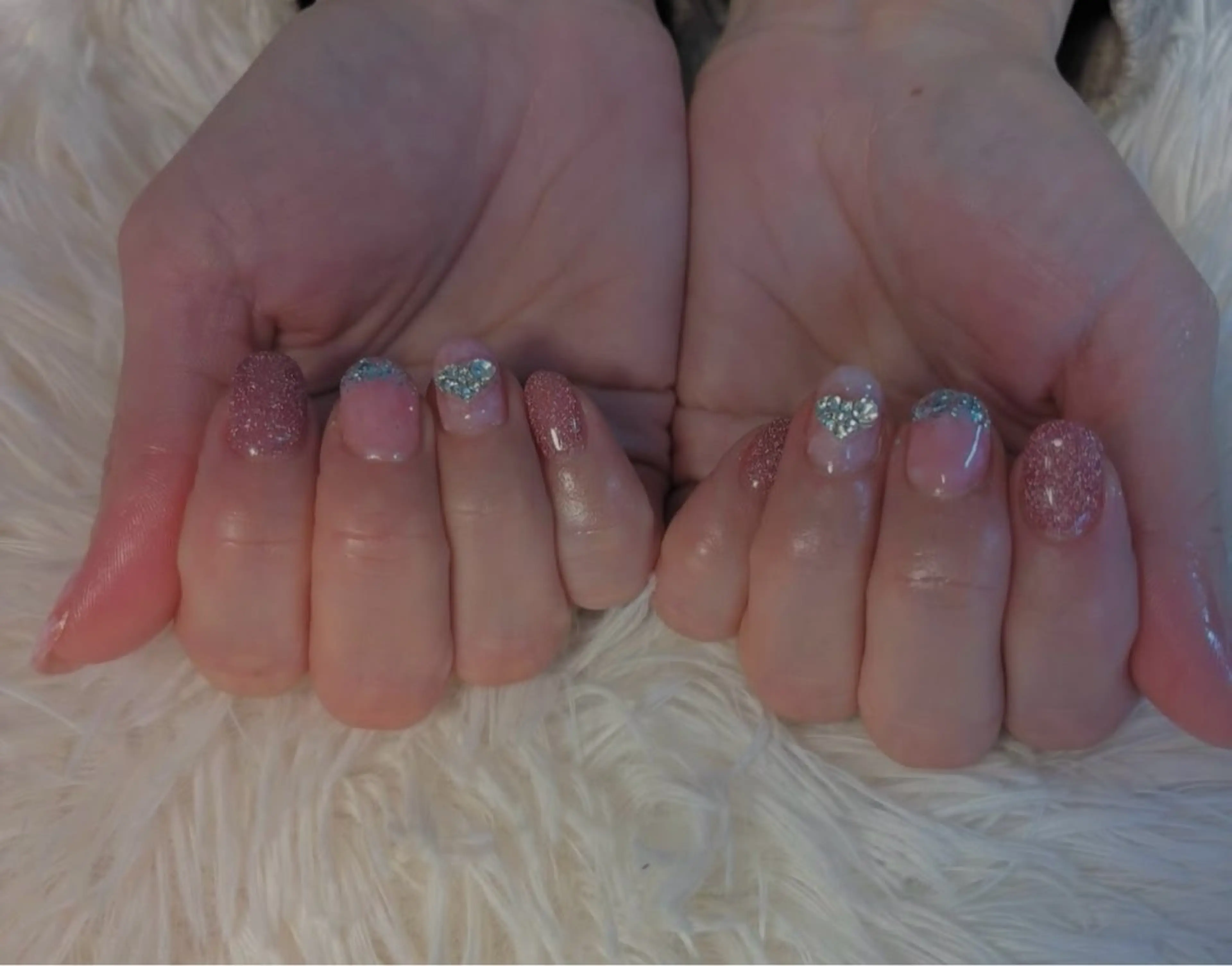 ネイル フラッシュネイル フットネイル フレンチネイル ジェルネイル ガラスフレンチ Nail salon Natulalのネイルデザイン